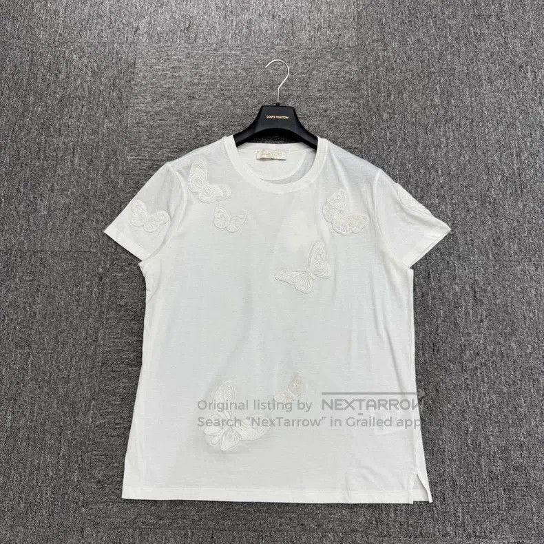 Valentino Valentino Beaded Butterfly Short Sleeve Top. Size US M / EU 48-50 / 2 - 1 Thumbnail