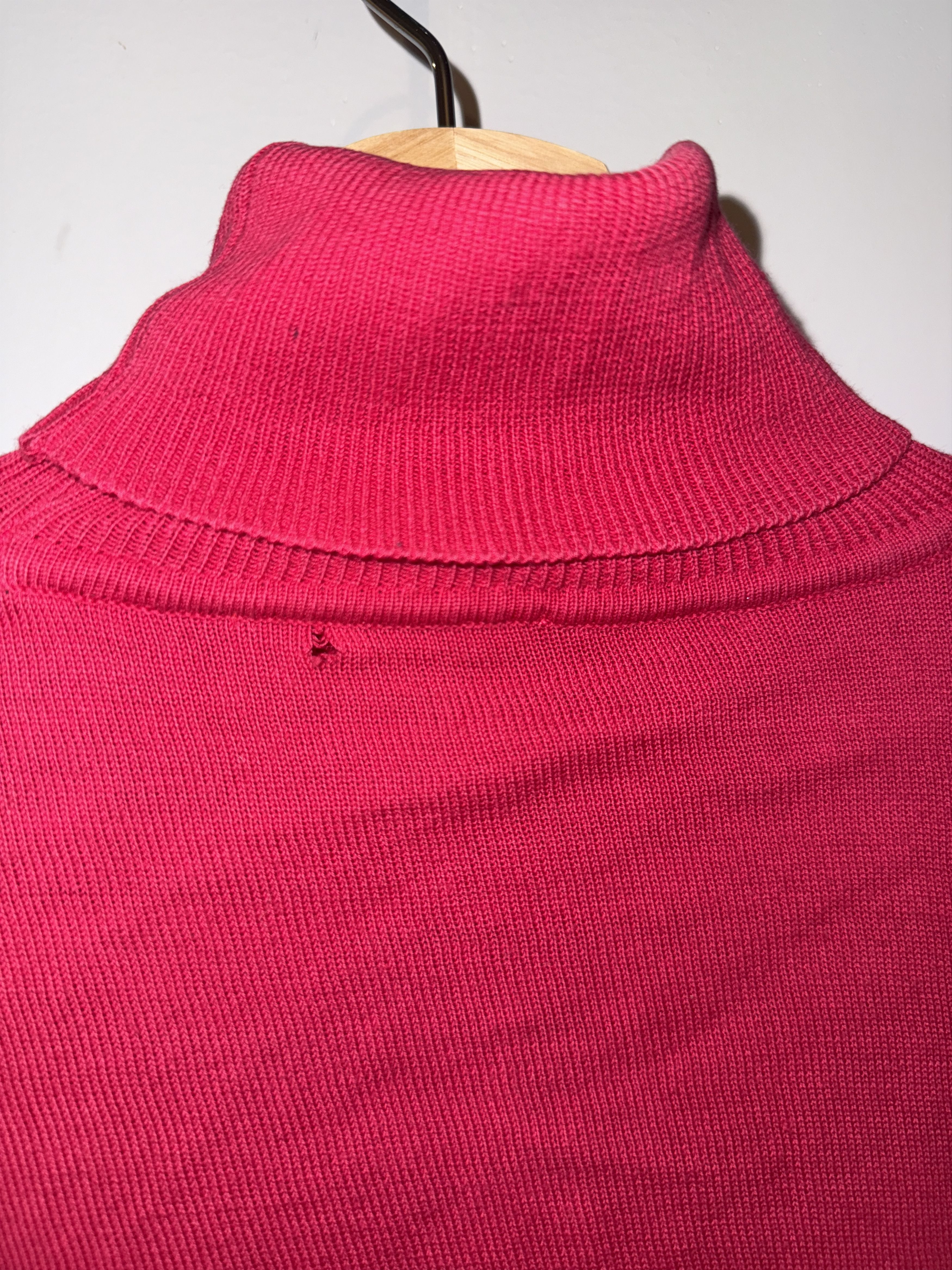 Vivienne Westwood Vivienne Westwood 90's Fuchsia Pink Orb Turtleneck Sweater Size S / US 4 / IT 40 - 4 Thumbnail