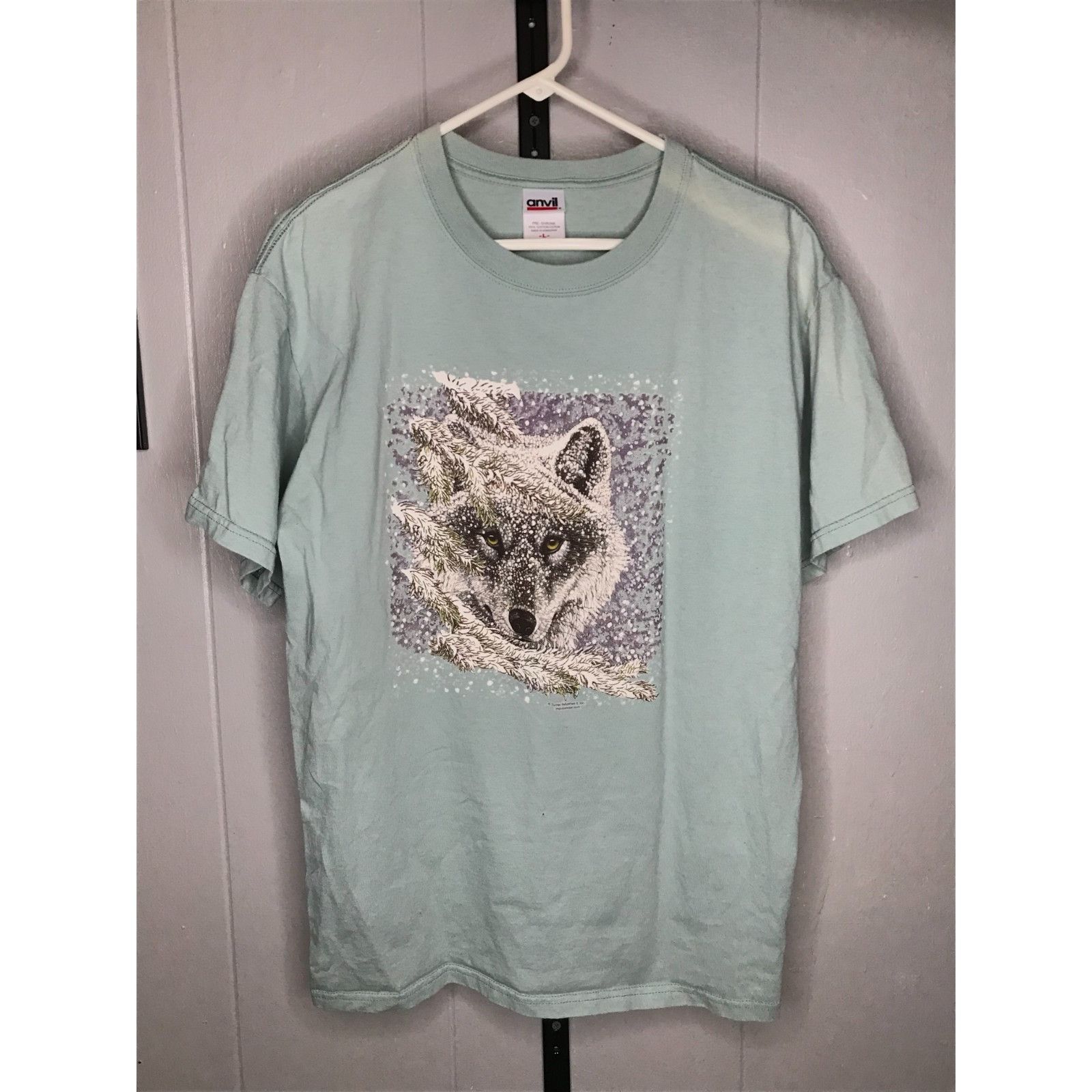 Other Vintage 80s Winter Wolf Animal Nature T-Shirt Size LG USA Ou Size US L / EU 52-54 / 3 - 1 Thumbnail