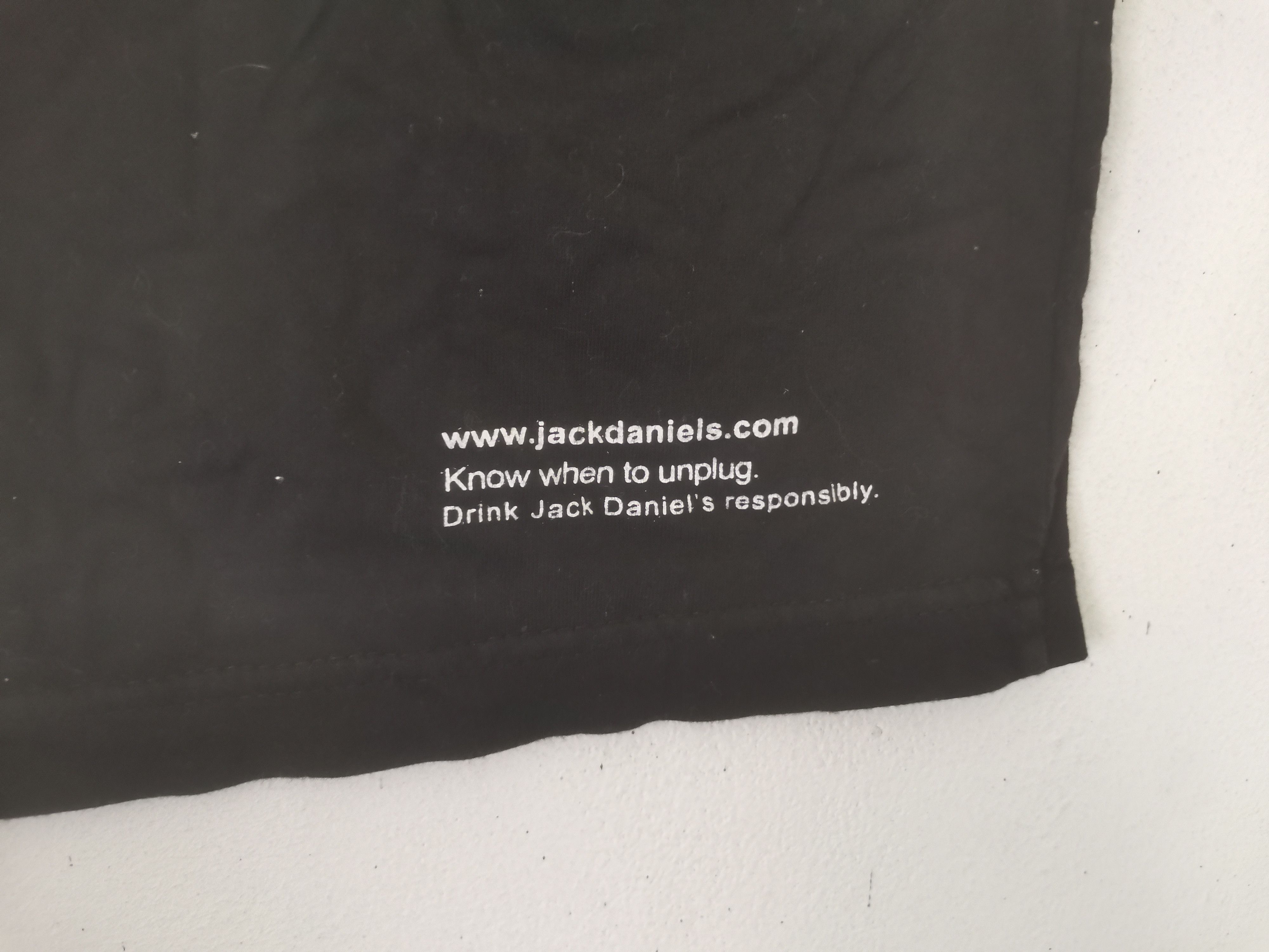 Vintage Rare vintage Jack Daniels t-shirt full print black colour Size US L / EU 52-54 / 3 - 5 Thumbnail