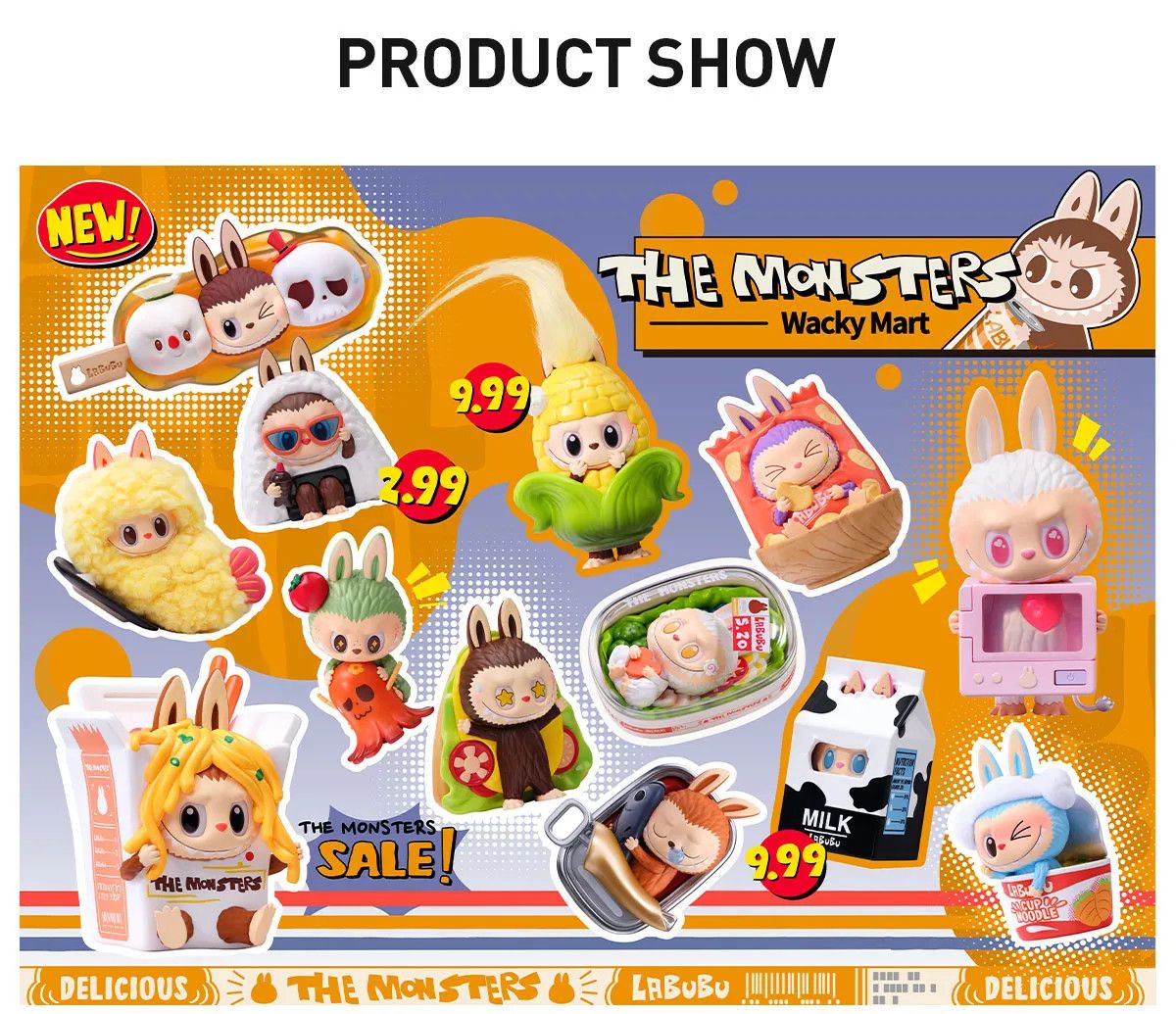 POP MART POP MART Wacky Mart Chips Labubu Vinyl Figures Size ONE SIZE - 12 Thumbnail