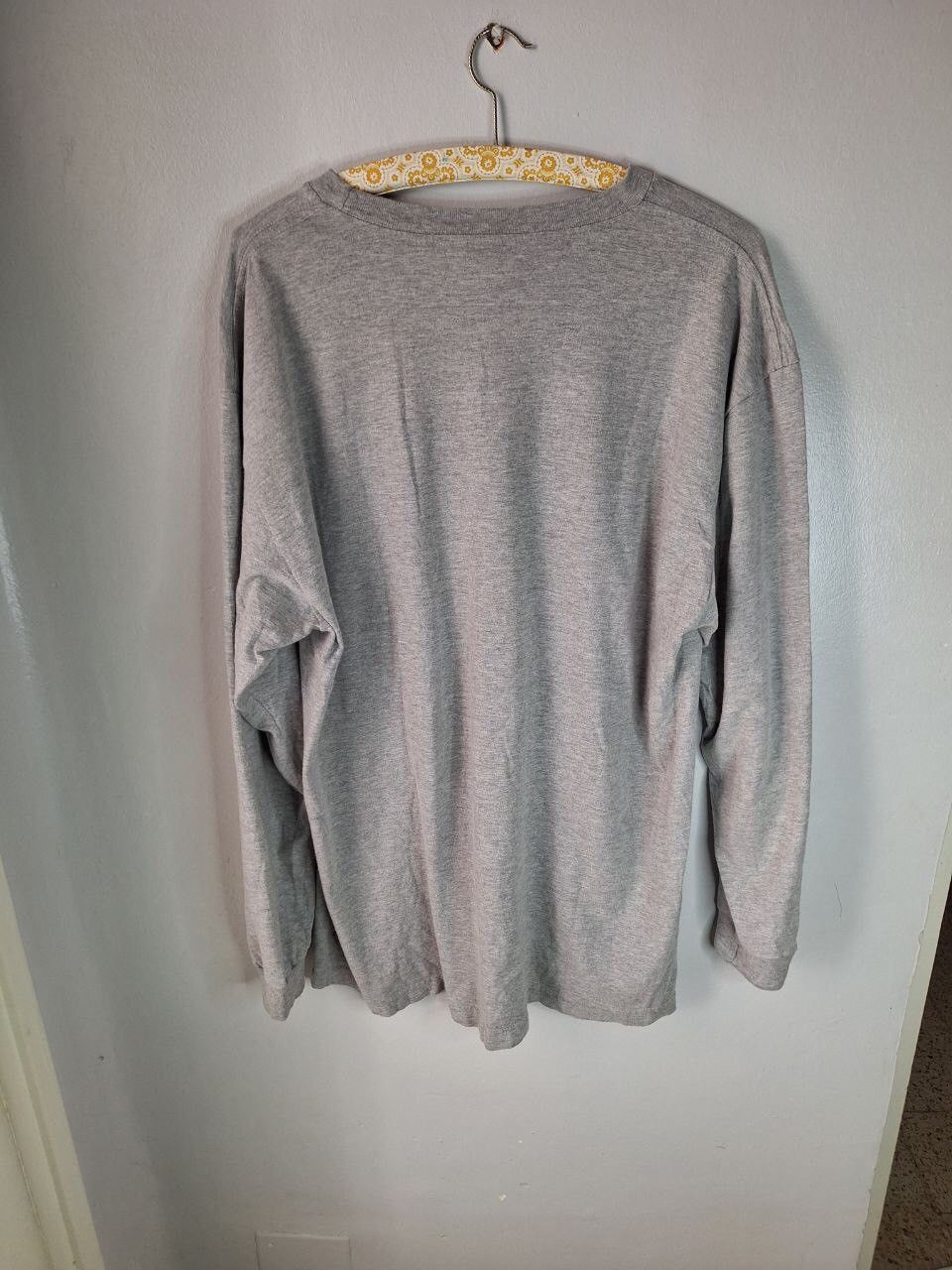 The North Face × Vintage Vintage 90s The North Face hiking print Long Sleeve T Shirt Size US L / EU 52-54 / 3 - 2 Thumbnail