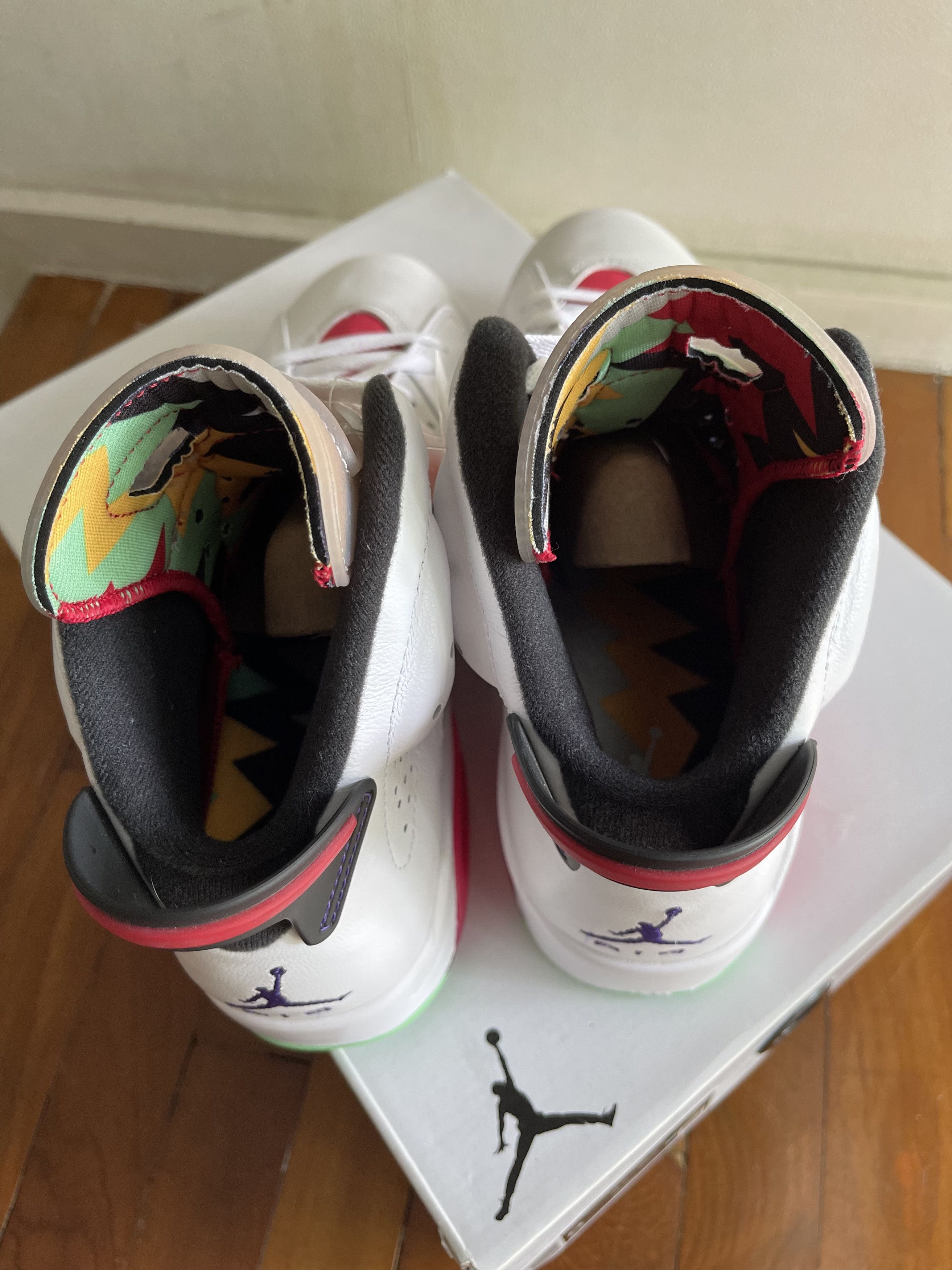 Nike NIKE AIR JORDAN 6 RETRO "HARE" Size US 8 / EU 41 - 8 Thumbnail