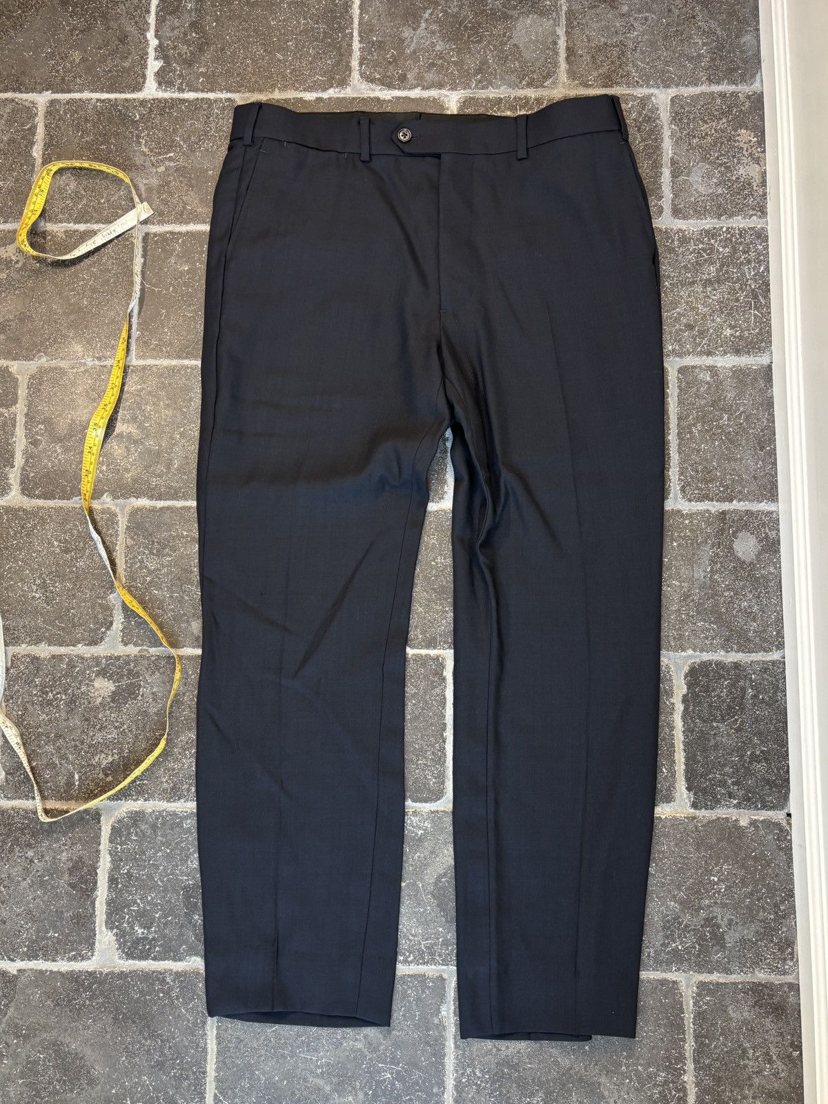 Armani Collezioni Armani Suit G-Line Wool Two Piece 2pc EU 52 Trousers Jacket Size 36S - 17 Thumbnail