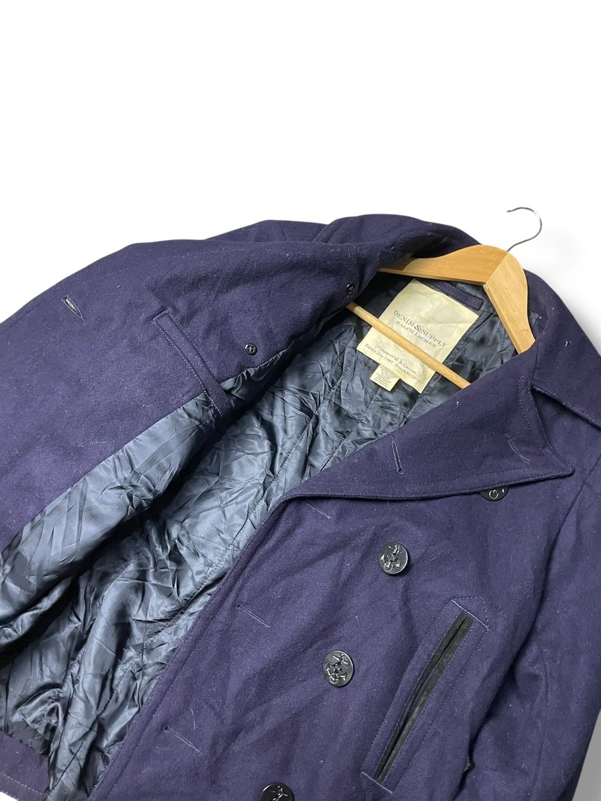 Japanese Brand × Ralph Lauren × Vintage Ralph Lauren Denim&Supply Wool Peacoat (102) Size US XXS / EU 40 - 4 Thumbnail