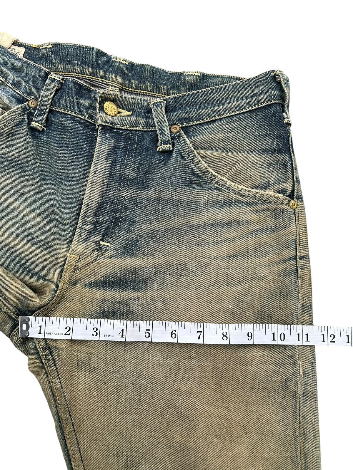 Kapital Rusty Flare Vintage Lee Distressed Denim Jeans Size US 31 - 21 Thumbnail