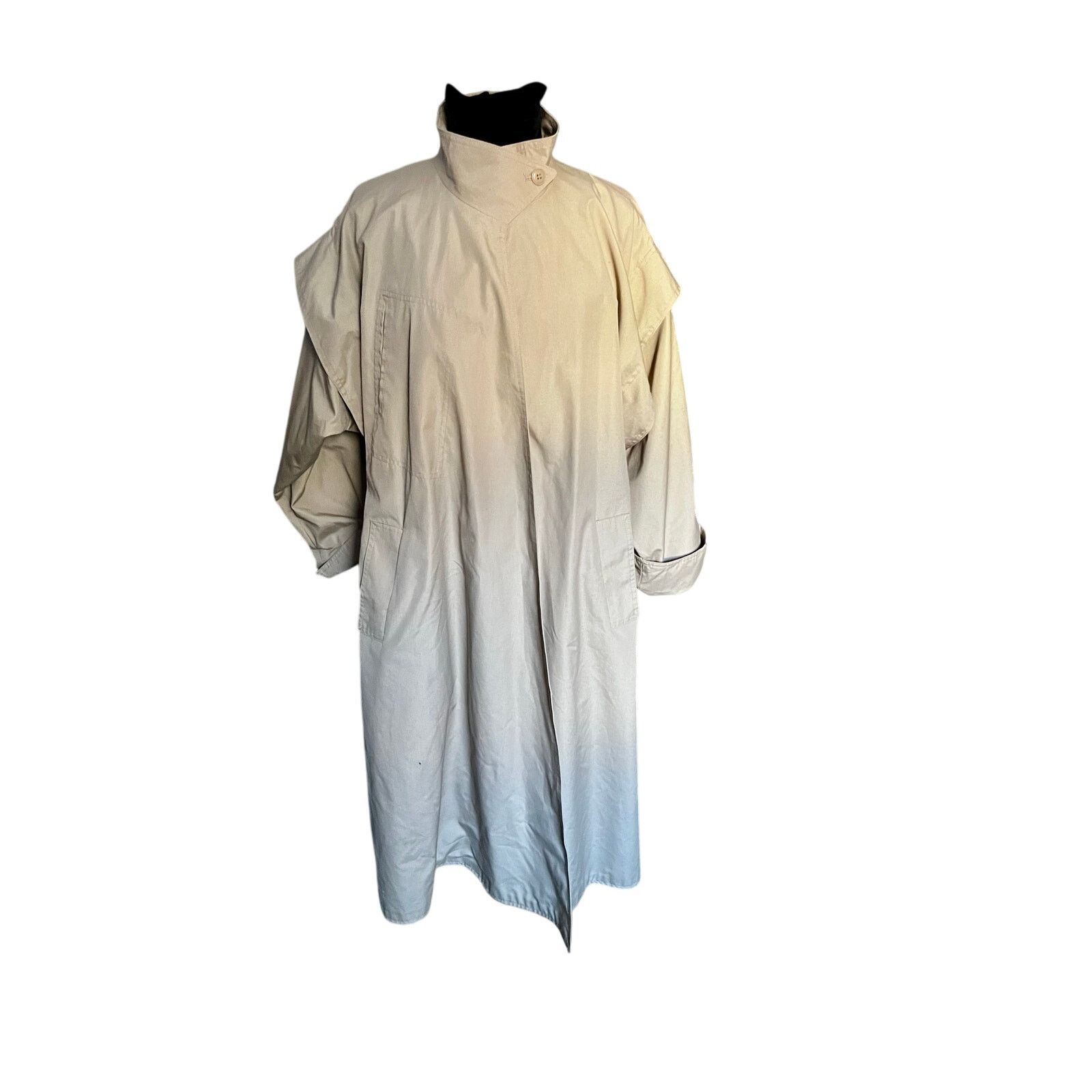 Vintage Vintage 70s Saxton Hall Khaki Rain Coat Trench Jacket Small Size S / US 4 / IT 40 - 5 Thumbnail