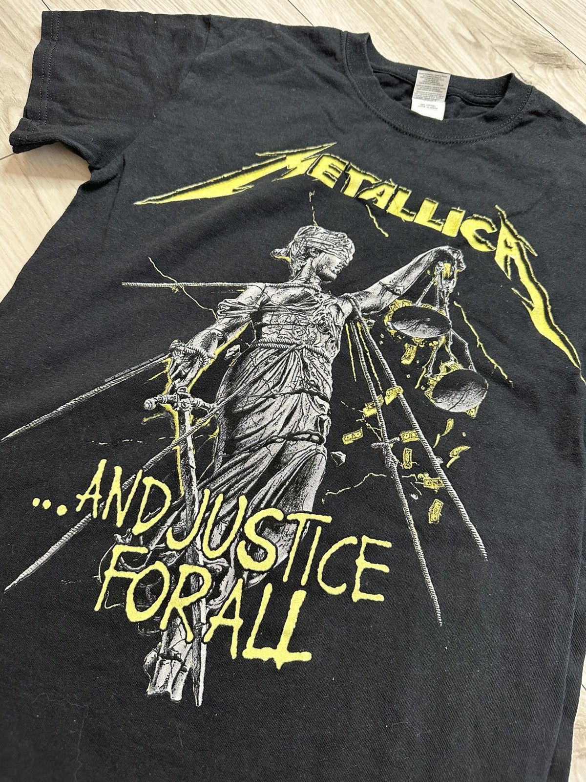 Band Tees × Metallica × Vintage Vintage Metallica and justice for all pushead Y2K Size US S / EU 44-46 / 1 - 3 Thumbnail