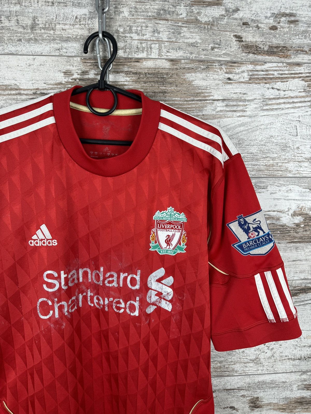 Adidas Mens Vintage Adidas Liverpool FC Johnson 2 T-shirt jersey Size US M / EU 48-50 / 2 - 3 Thumbnail