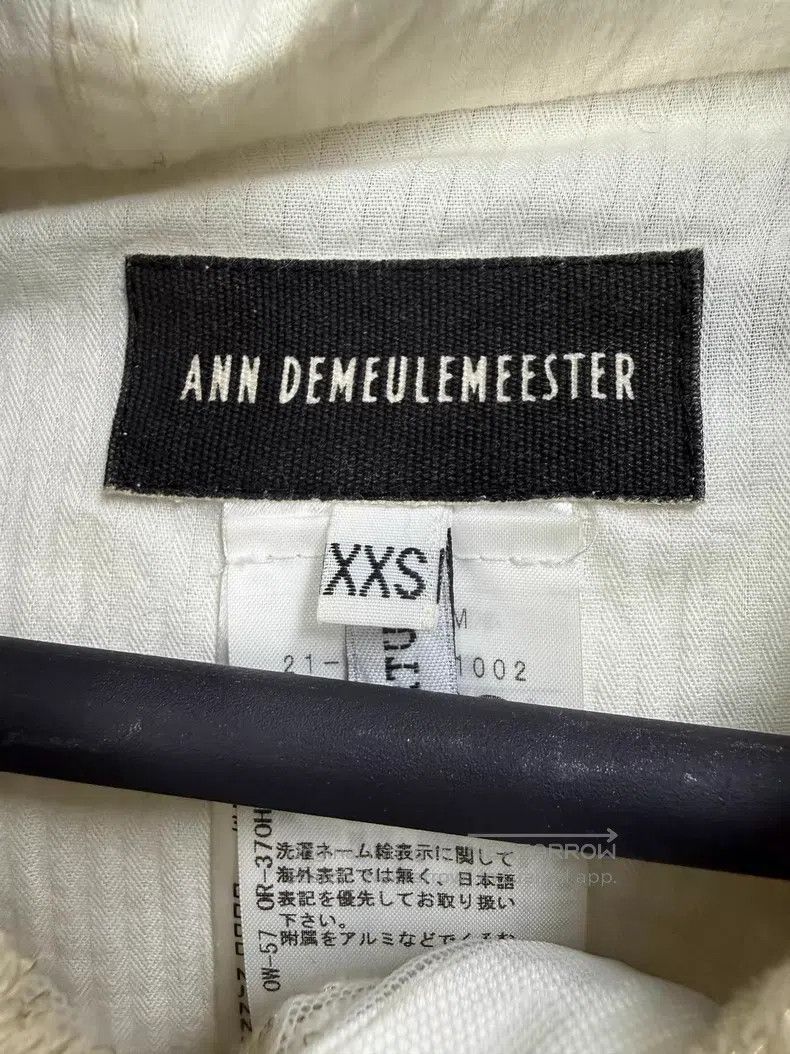 Ann Demeulemeester Ann Demeulemeester Silver thread embroidered parka| Size XXS / US 00 / IT 34 - 4 Thumbnail