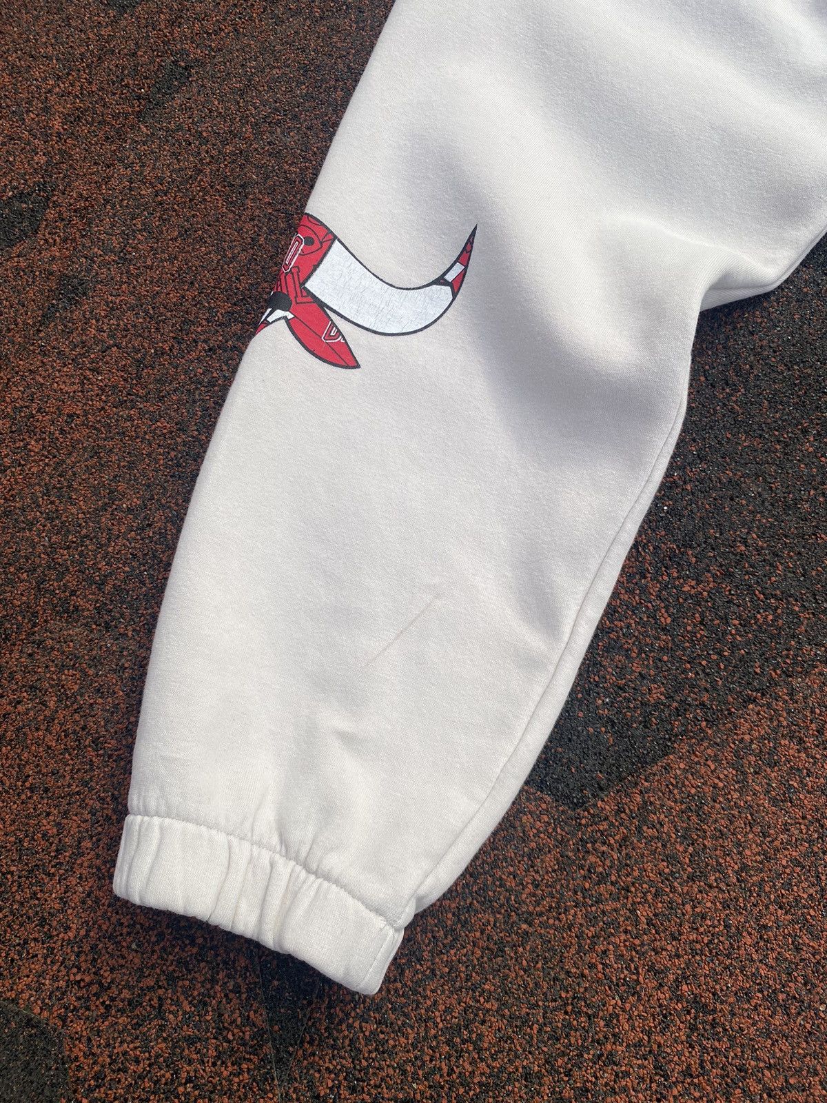 NBA × Vintage VTG CHICAGO BULLS NBA Basketball Team Sweatpants Light Beige Size US 34 / EU 50 - 15 Thumbnail