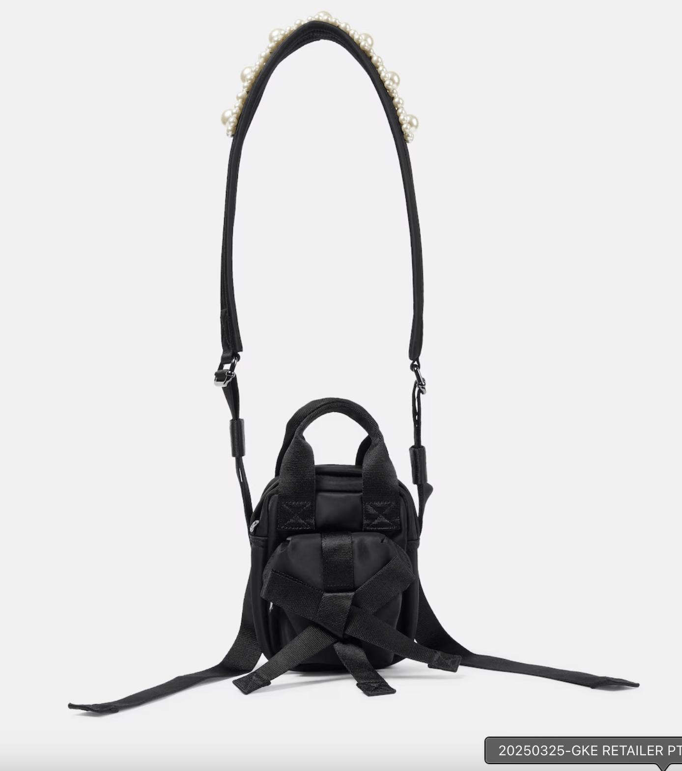 Simone Rocha Simone Rocha black Mini beaded crossbody bag Size ONE SIZE - 1 Thumbnail