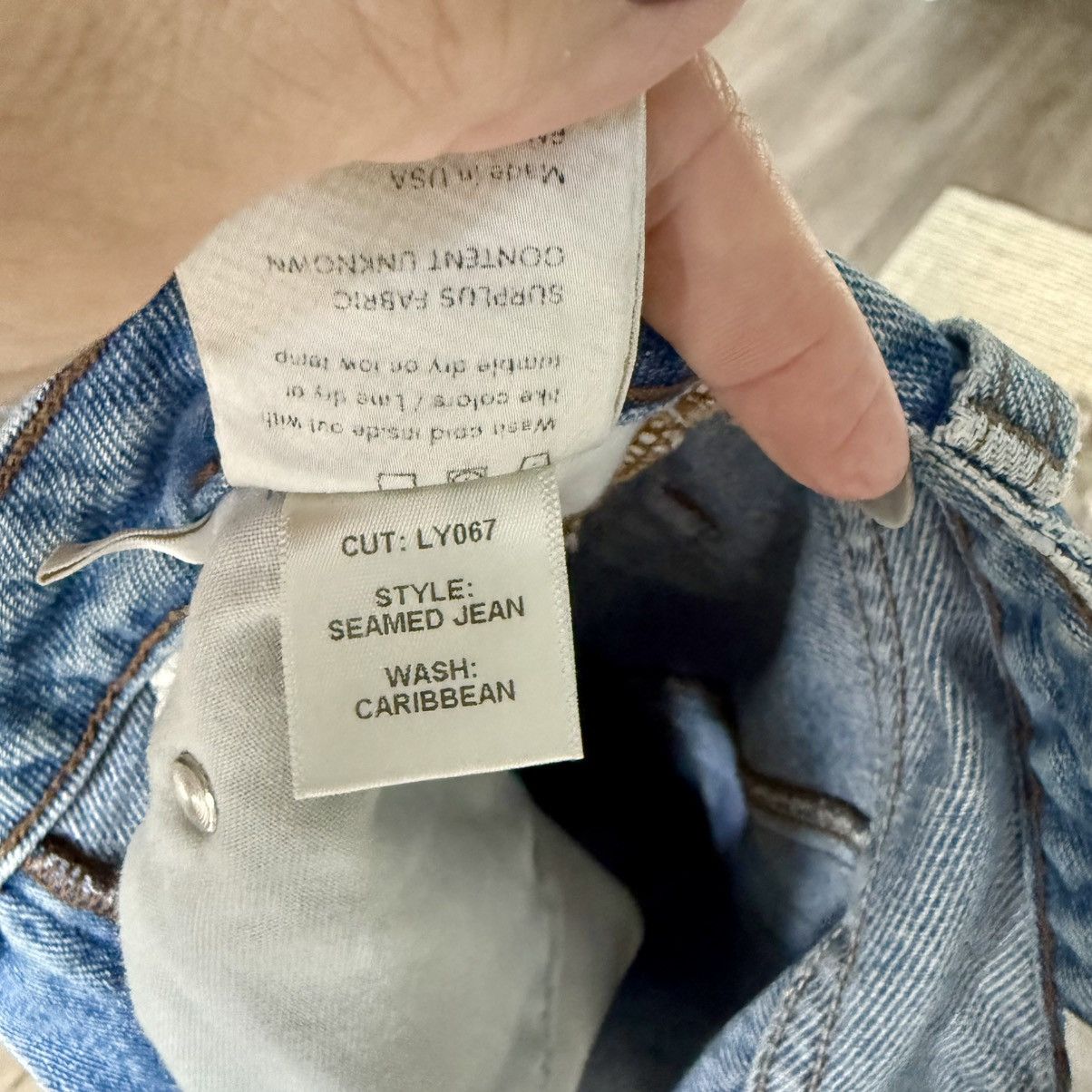 Reformation Reformation Medium Wash Seamed Ankle Jean | Size 25 Size 25" / US 0 / IT 36 - 5 Thumbnail