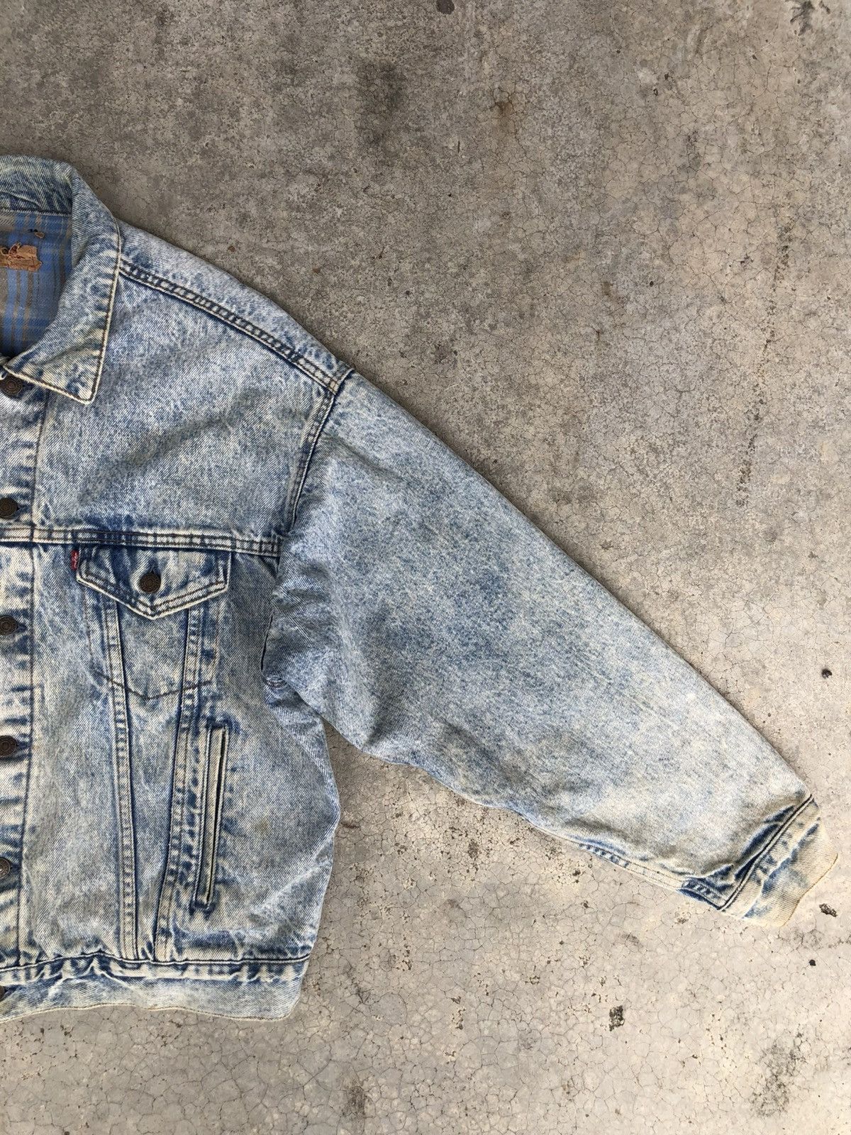Levi's Vintage 80s Levis 70417 Blanked Lined Baggy Distressed Size US XL / EU 56 / 4 - 7 Thumbnail