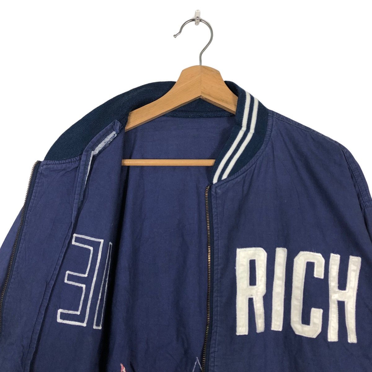 Toyo Enterprises 🔥90s Bomber Jacket Hollywoods 50Years Golden Ears Diet Rich Size US M / EU 48-50 / 2 - 10 Thumbnail