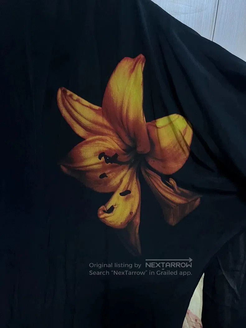 Yohji Yamamoto Yohji Yamamoto Lily Print Silk Shirt. Size US S / EU 44-46 / 1 - 6 Thumbnail