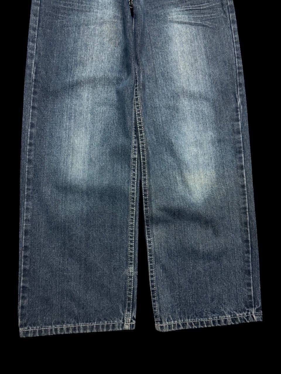 Tornado Mart SUPER BAGGY 90s Style Fubu Mudwash Wide Studded Jeans Size US 26 / EU 42 - 7 Thumbnail