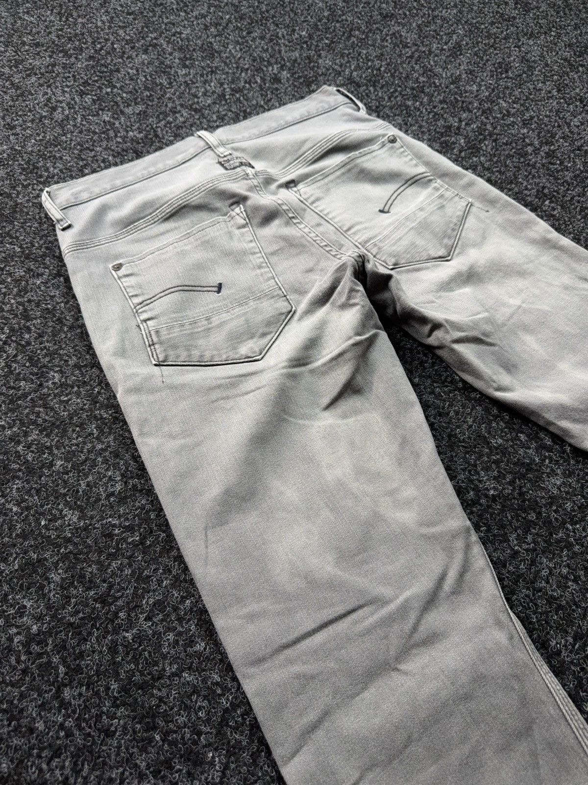 G-Star 00s Y2K G-Star RAW New Radar Slim Faded Distressed Y2K Jeans Size US 29 - 14 Thumbnail