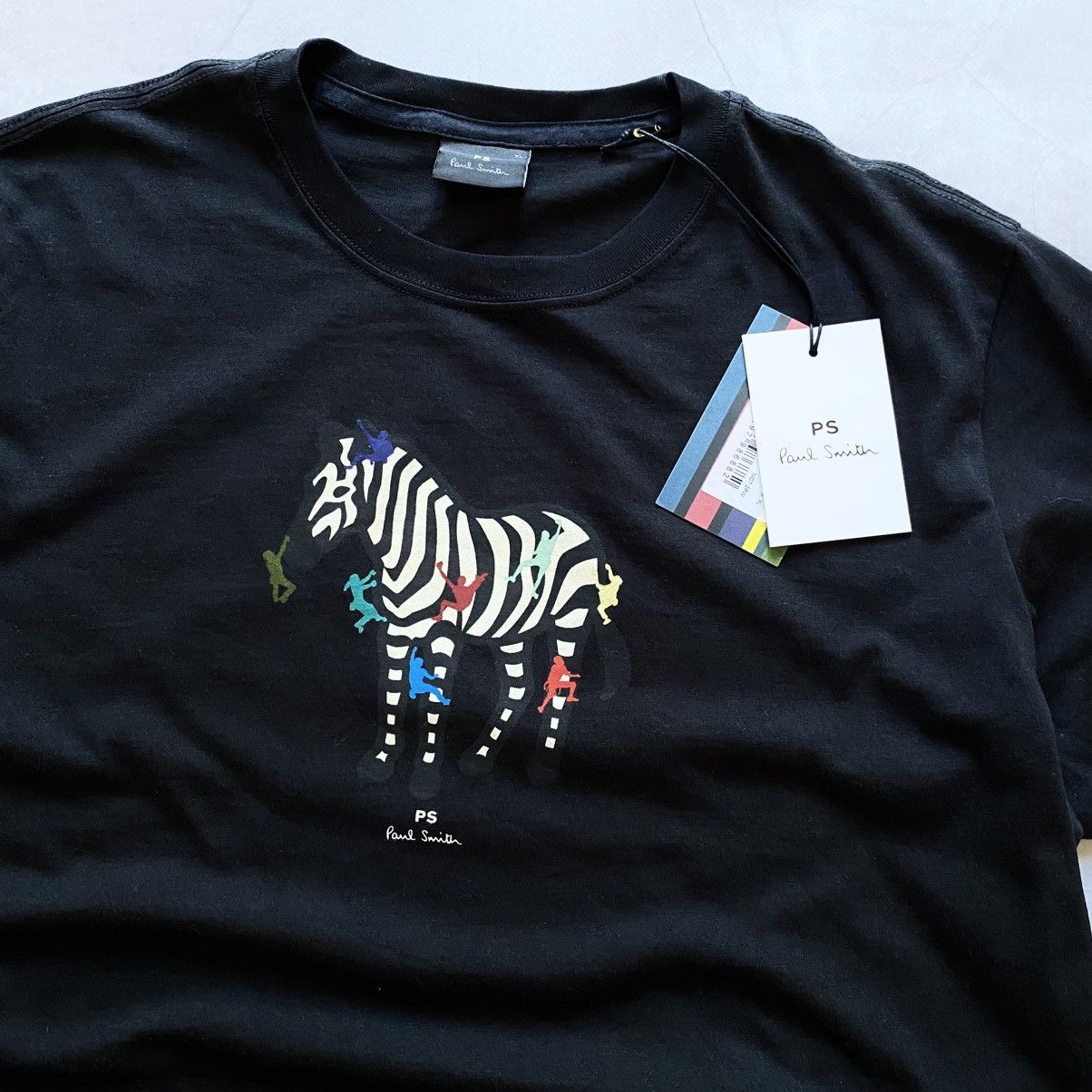 Paul Smith NEW Paul Smith Zebra Big Logo Slim Fit T-Shirt Tee Shirt Size US XL / EU 56 / 4 - 2 Thumbnail