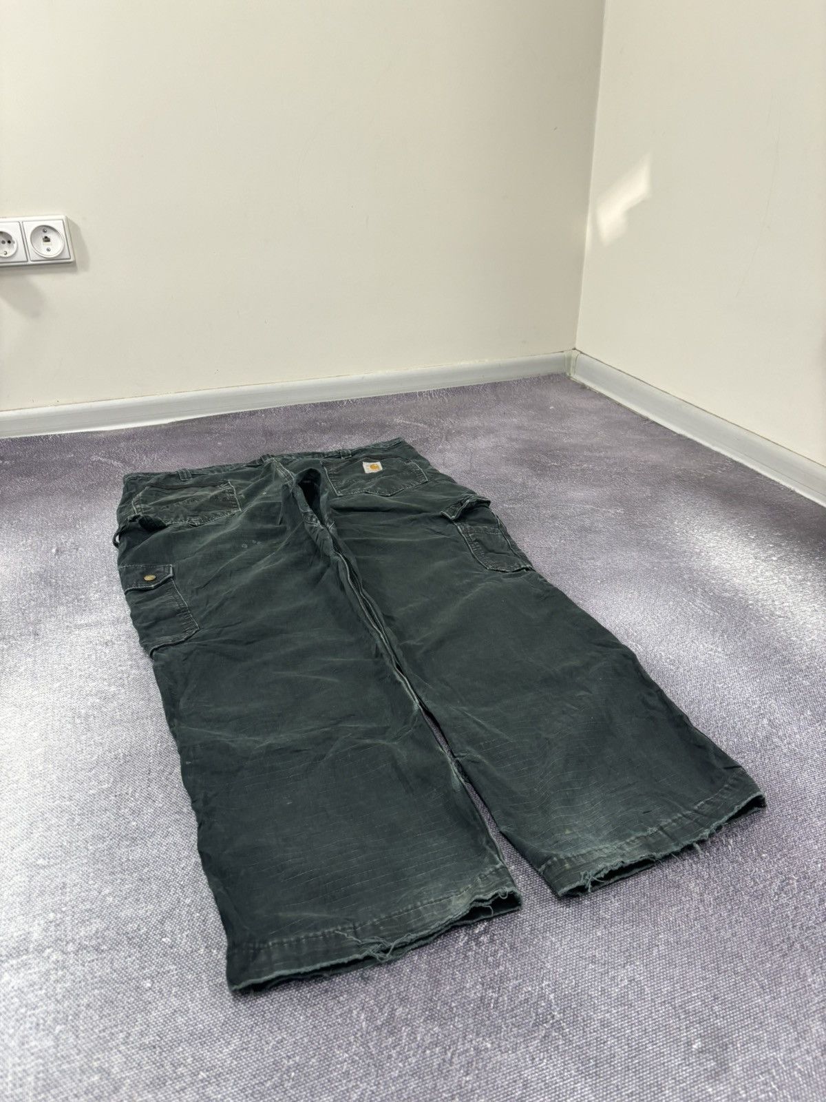Carhartt Vintage Carhartt USA Dark Green Work Hype Baggy Cargo Pants Size US 40 / EU 56 - 4 Thumbnail