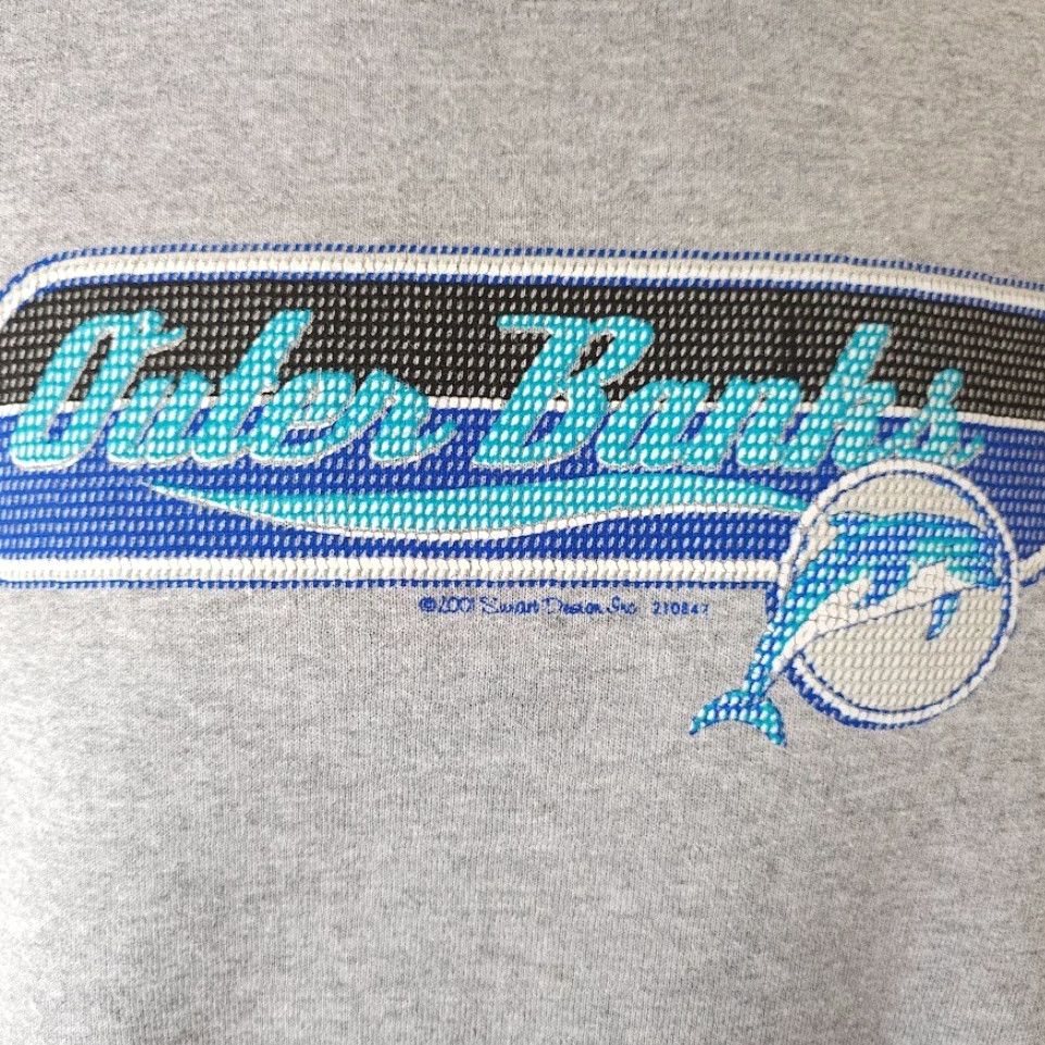 Fruit Of The Loom VINTAGE Outer Banks Sweatshirt Mens Size Medium Gray Y2K Dolphin Destination Sweatshirt Mens Gray Size US M / EU 48-50 / 2 - 3 Thumbnail