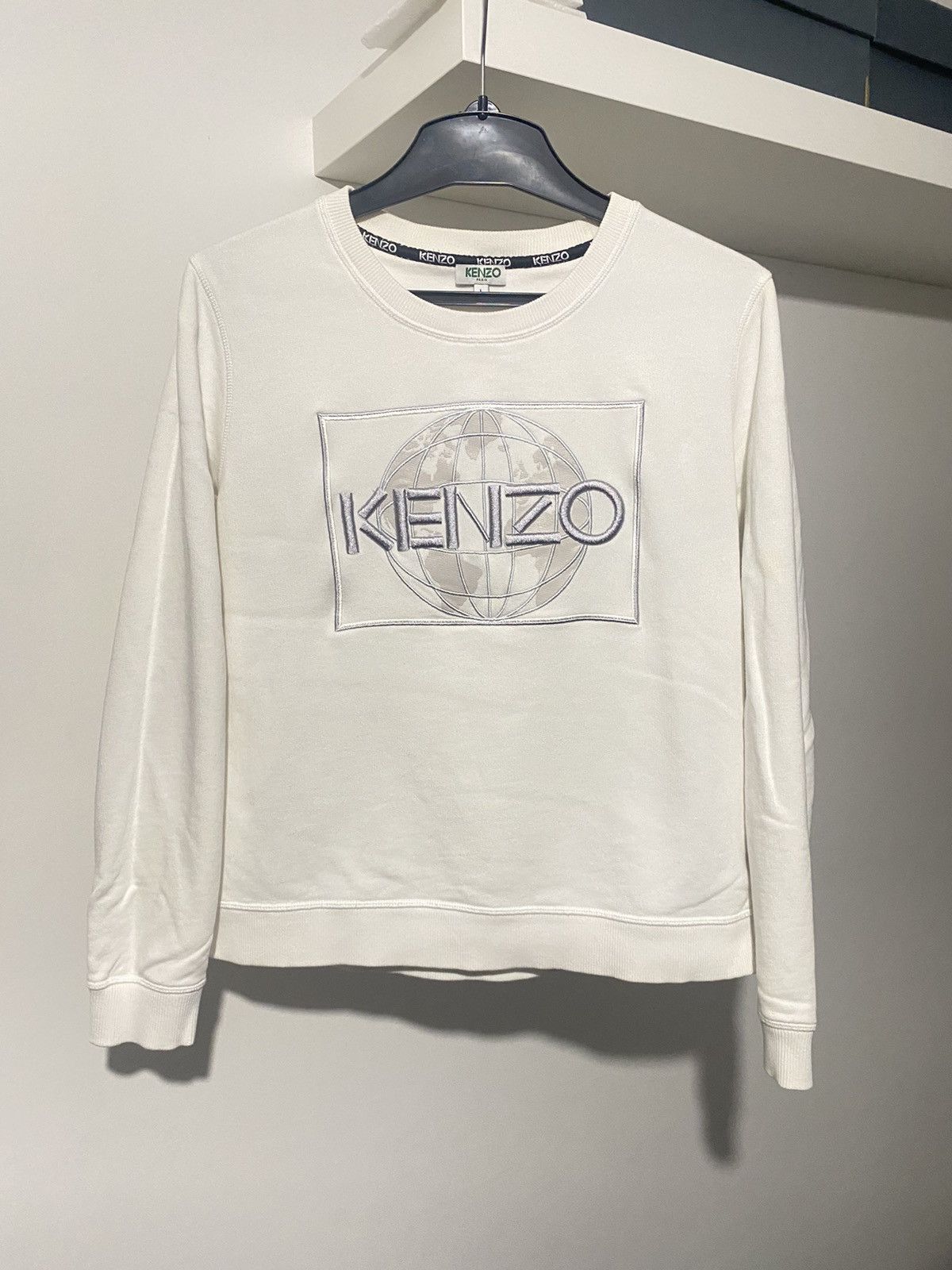 Kenzo Kenzo Internazionale Embroidered Center Logo Spellout Size L / US 10 / IT 46 - 4 Thumbnail