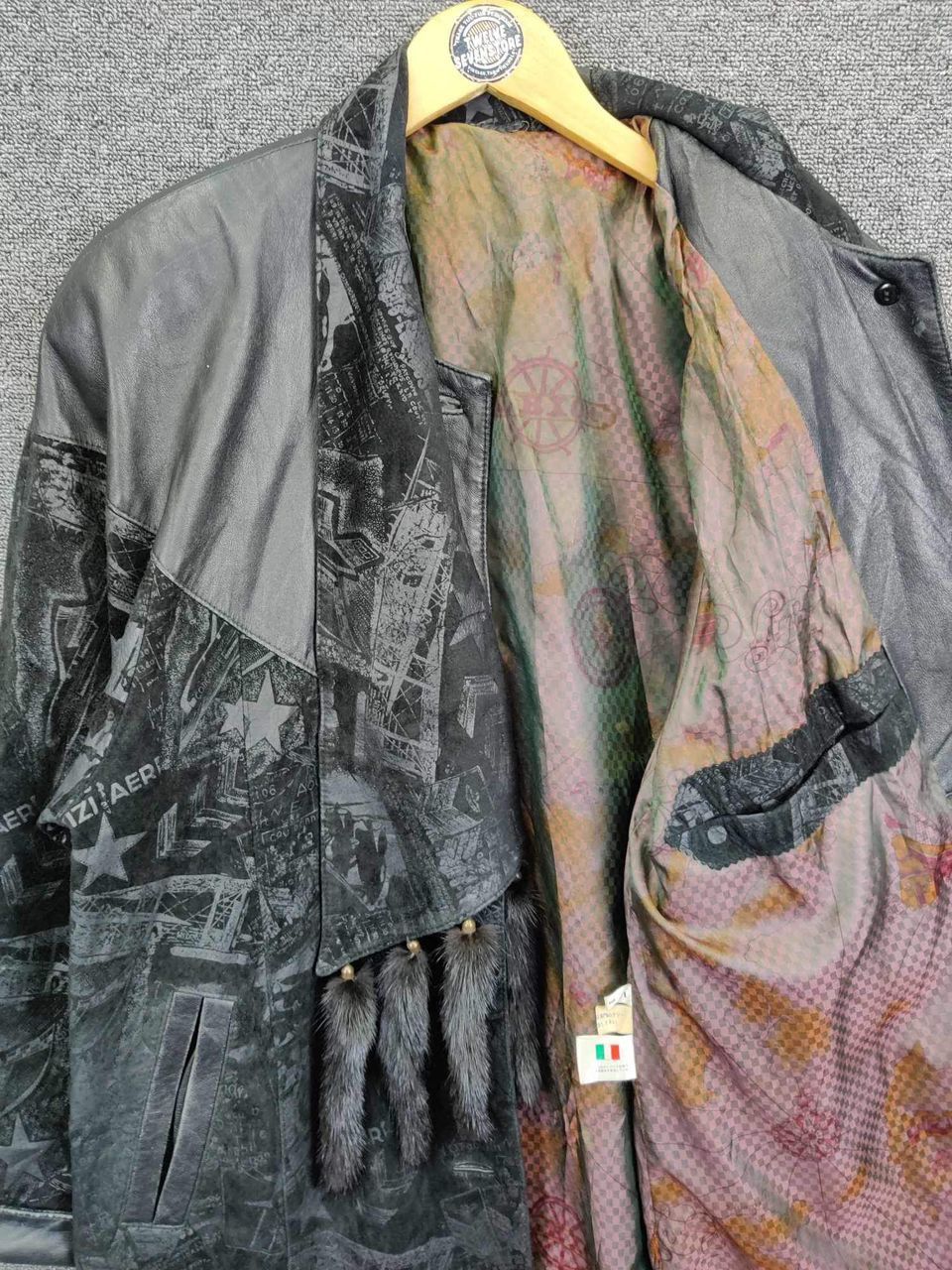 The Unbranded Brand Nice 🔥Vintage Leather Long Jacket Nice Design Size US M / EU 48-50 / 2 - 9 Thumbnail