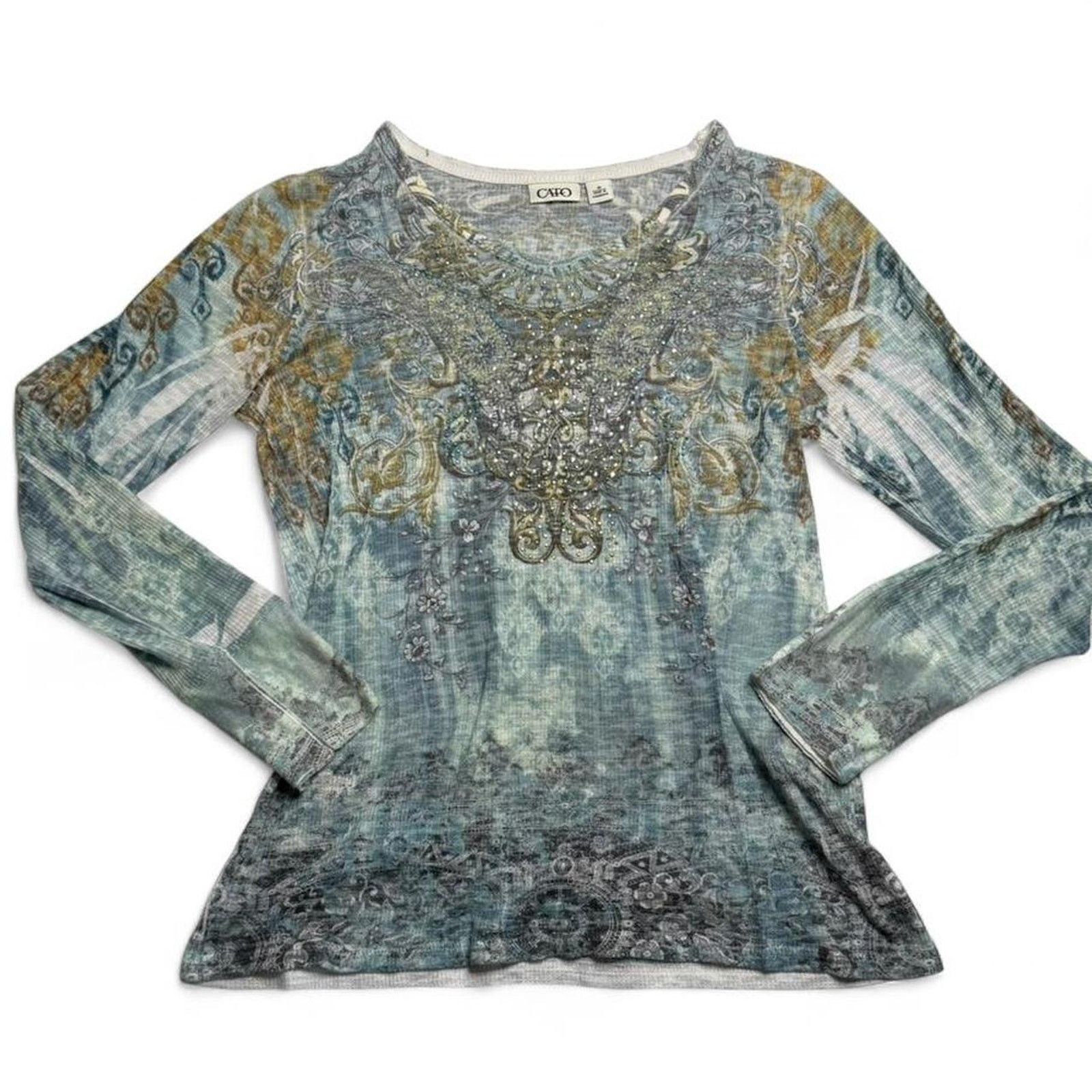 Other Cato Vintage Grunge Unique Mcbling 2000s long sleeve size M Size M / US 6-8 / IT 42-44 - 4 Thumbnail