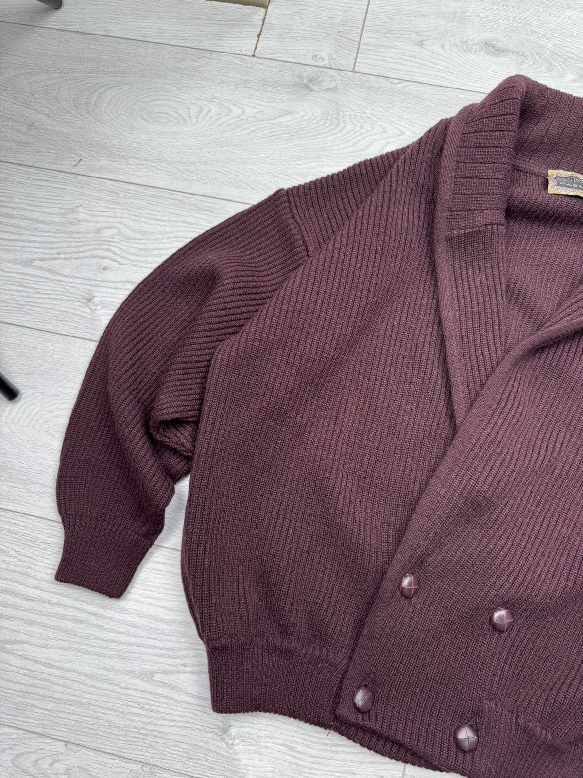 Other 70-x Portobello's Cardigan Cable Knit Sweater Size US XL / EU 56 / 4 - 2 Thumbnail