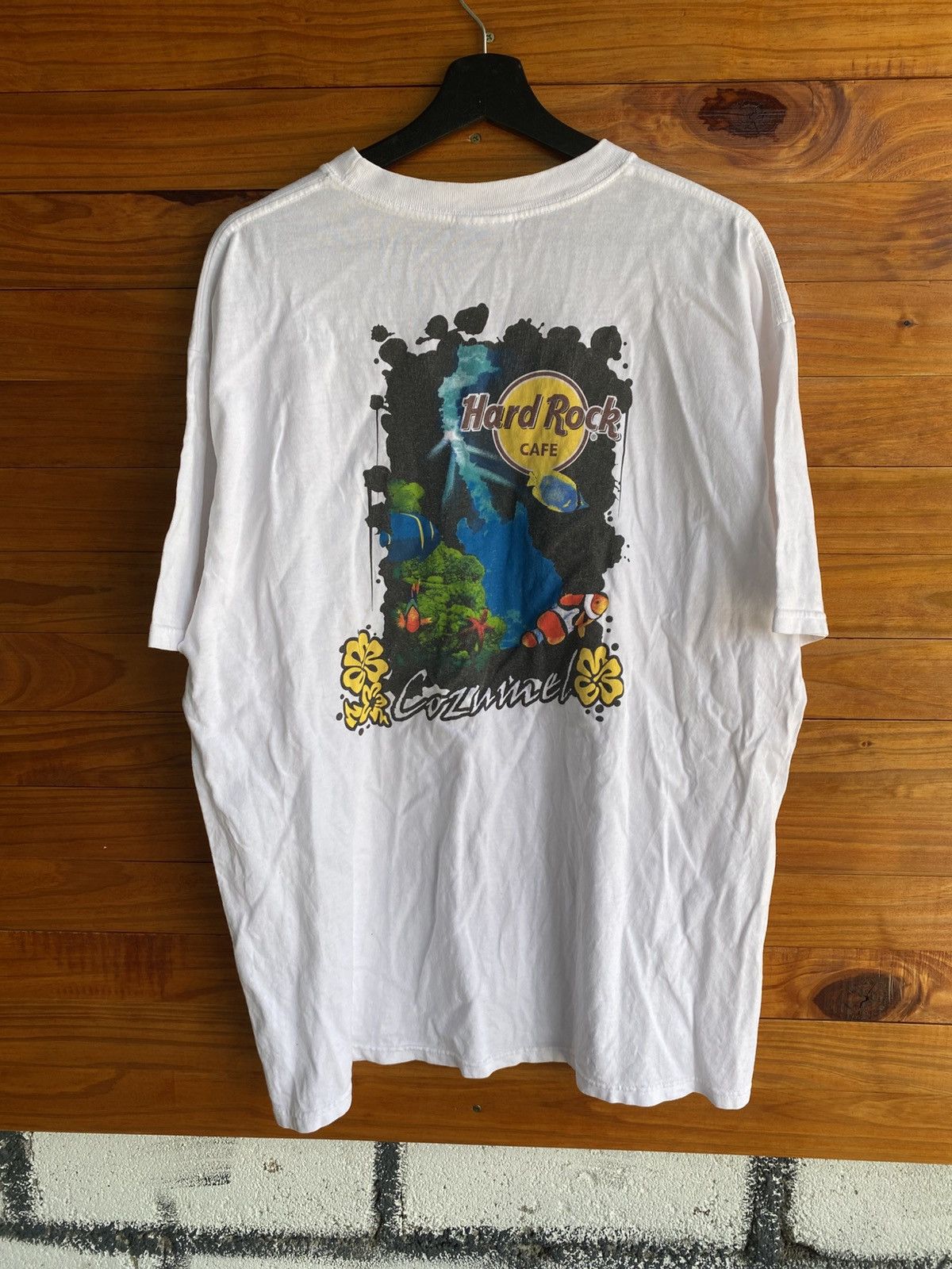 Hard Rock Cafe Vintage Hard Rock Cafe Cozumel Mexico Graphic T-Shirt Size US XL / EU 56 / 4 - 3 Thumbnail