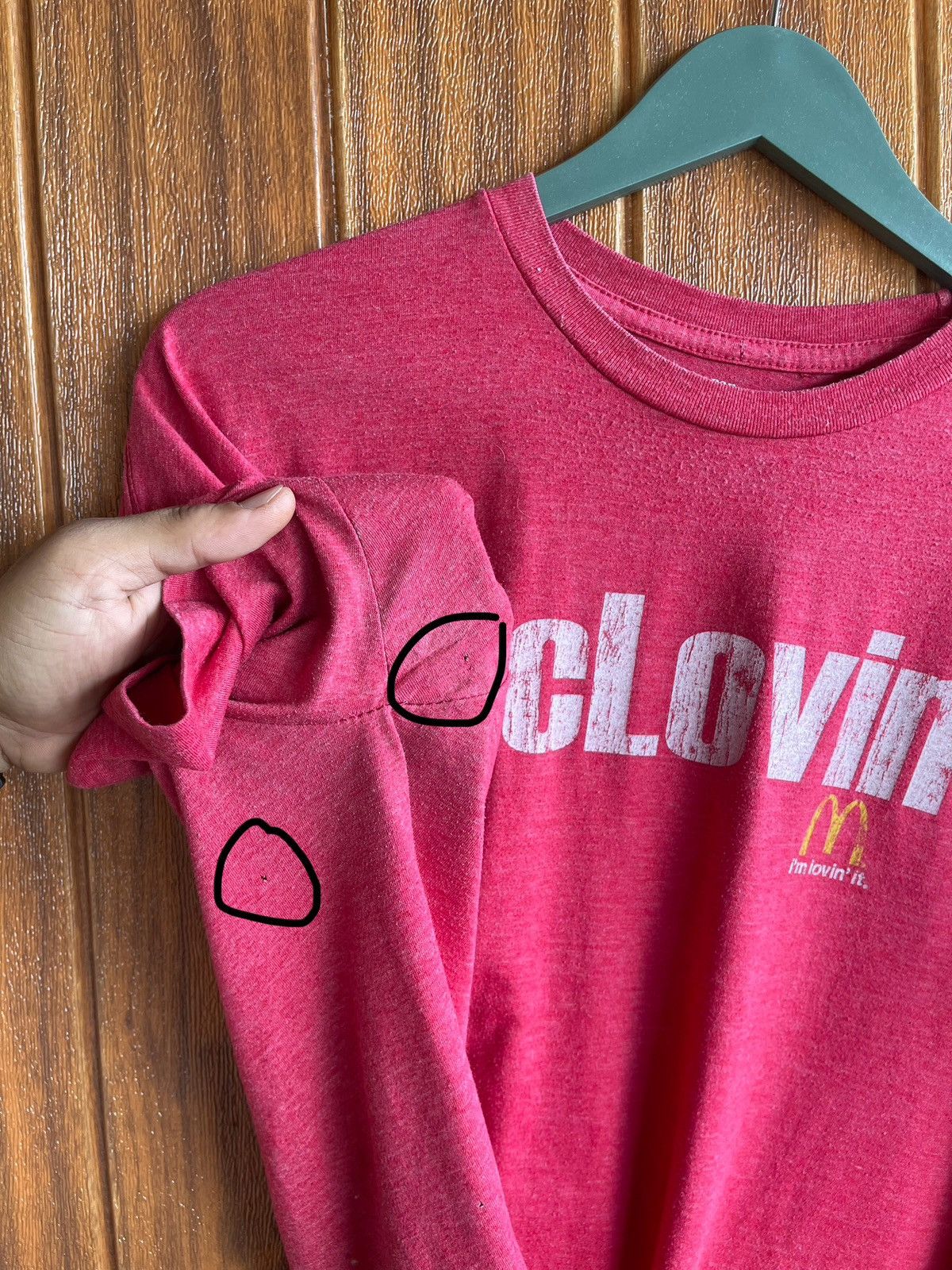 Travis Scott Hype🔥Humor McDonald’s McLovin Big Logo Tshirt Size US XXL / EU 58 / 5 - 6 Thumbnail