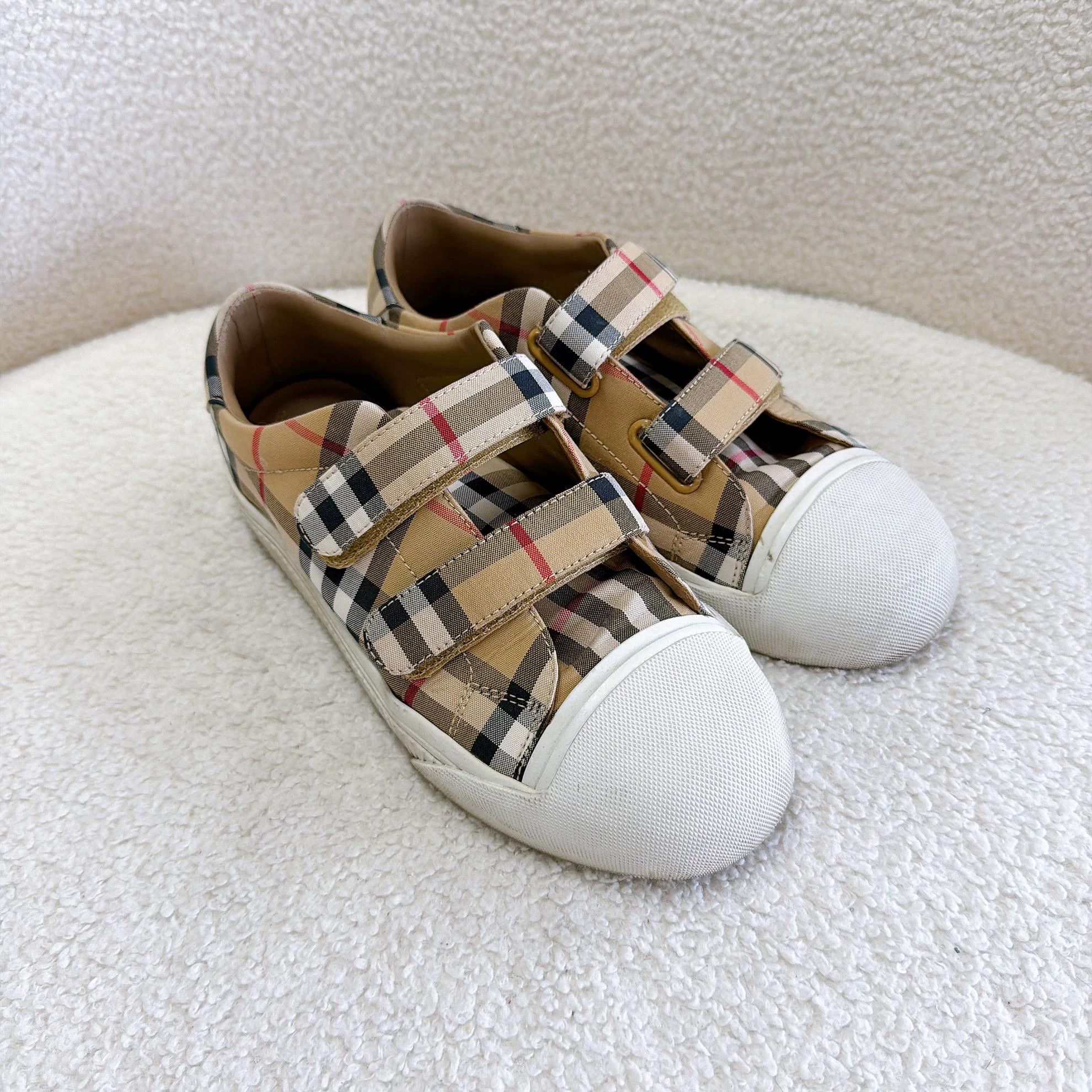 Burberry Burberry Horseferry Check Sneakers 35 0565 Size US 4.5 / IT 34.5 - 2 Thumbnail