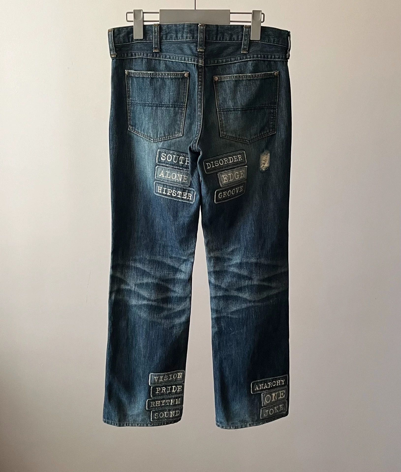 Number (N)ine Number (N)ine 02SS Logo Jeans Size US 26 / EU 42 - 2 Thumbnail