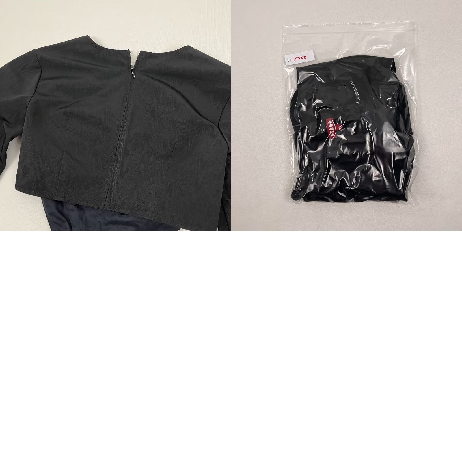 Staud Staud Ivy Top Womens S Black Wood Grain Peplum Cut Out Festival Avantgarde Shirt Regular Womens Black Ivy Top S Size S / US 4 / IT 40 - 9 Thumbnail