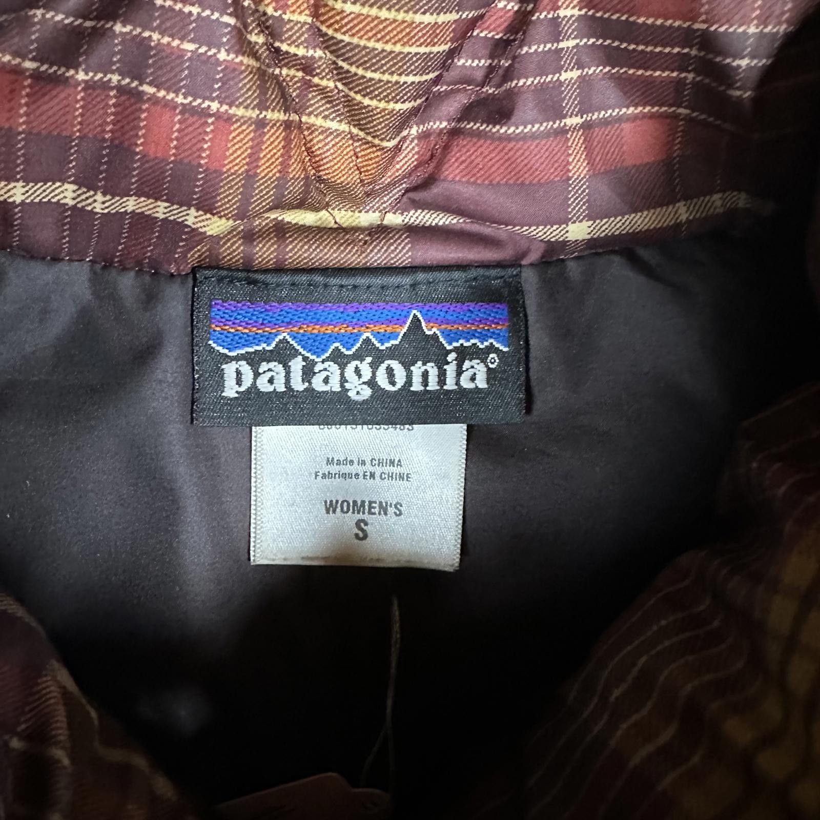 Patagonia Patagonia Women's Vest Brown Plaid Small Size S / US 4 / IT 40 - 3 Thumbnail