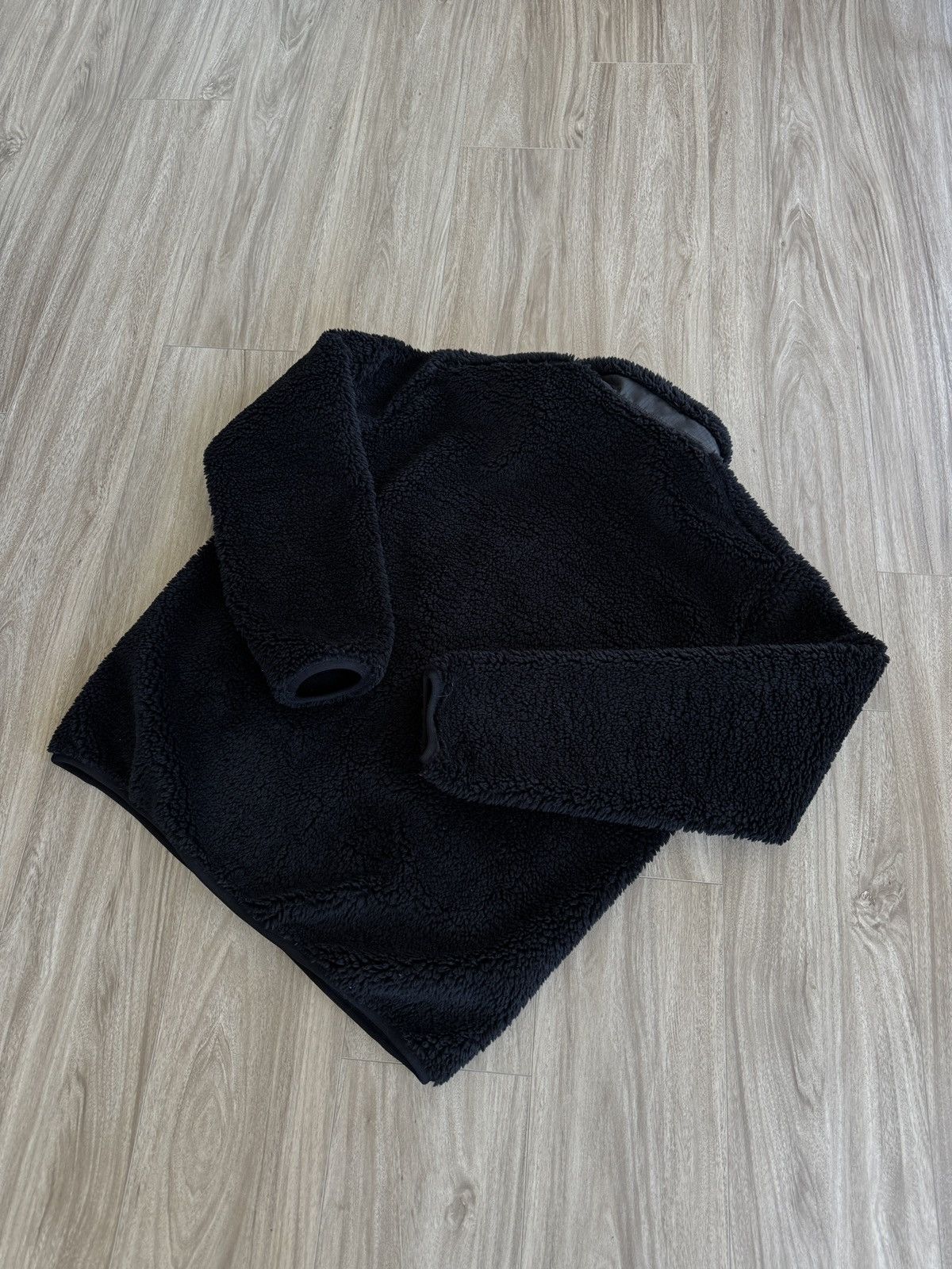 Uniqlo UNIQLO Windproof Outer Fleece Jacket Black Size US L / EU 52-54 / 3 - 3 Thumbnail