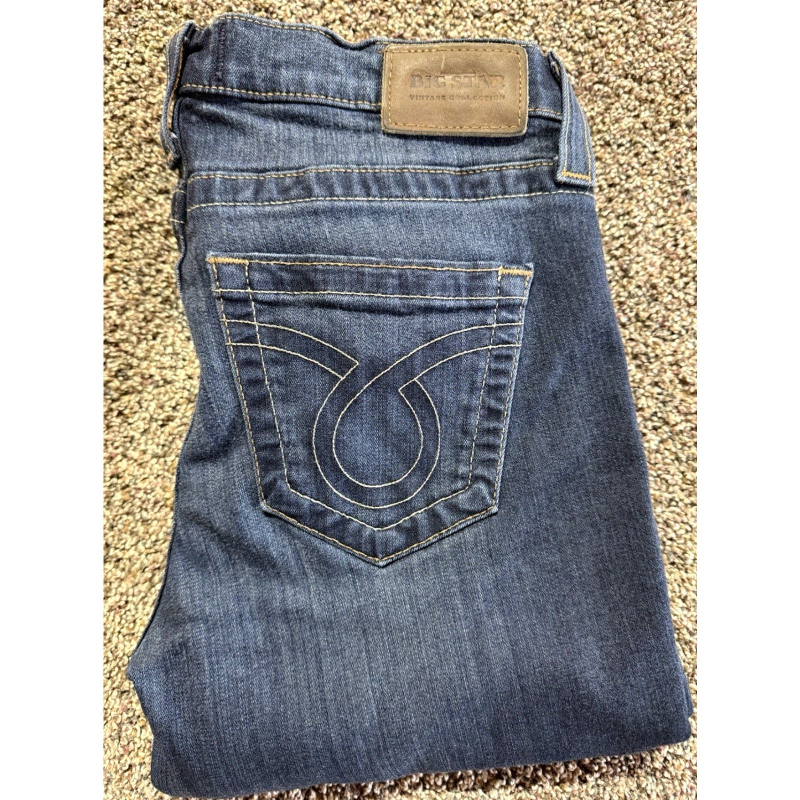 Denime BIG STAR Jeans Women's Size 29 Blue Denim Skinny Stretch 5-Pocket Design Size 29" - 2 Thumbnail