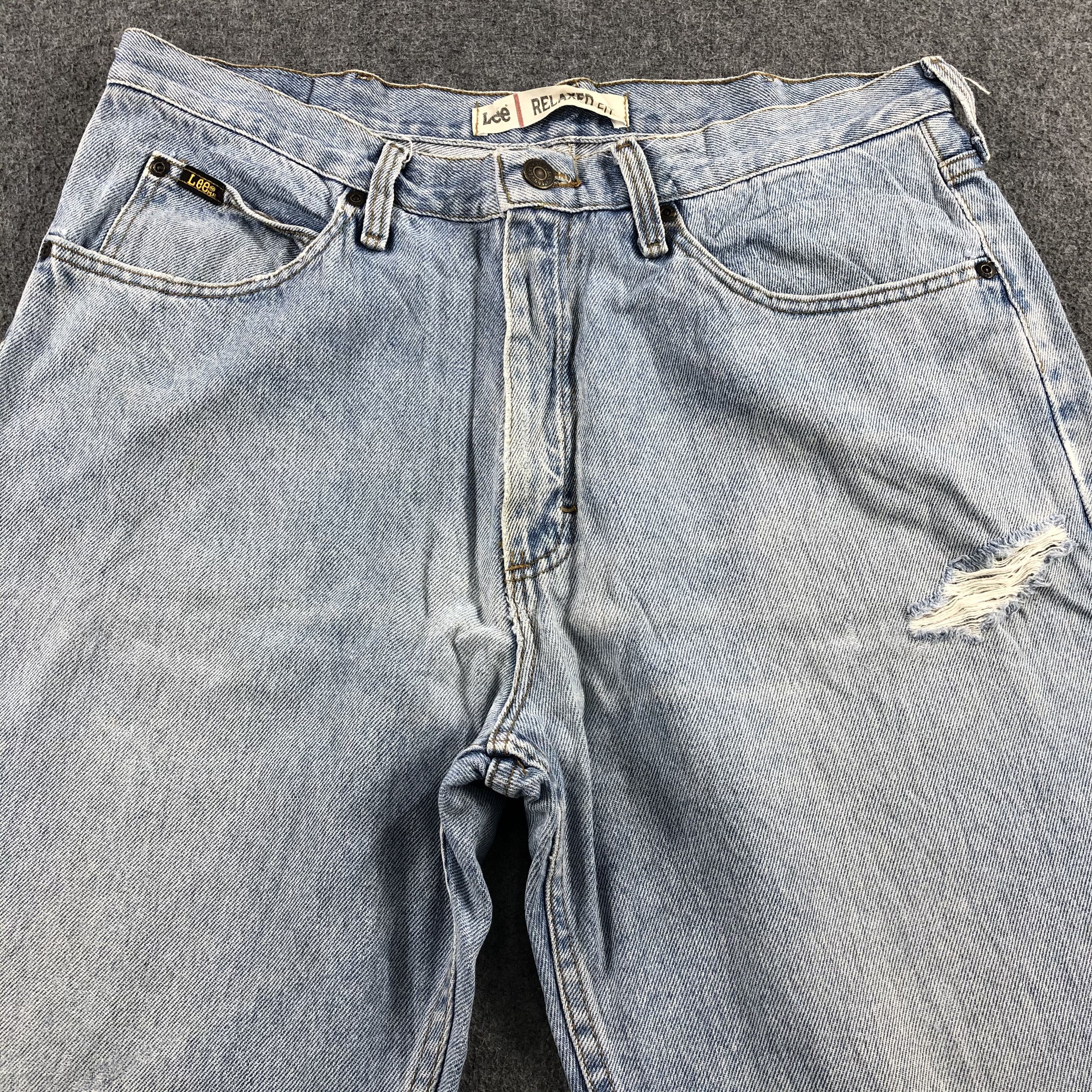 Lee Vintage Light Wash Lee Jeans-J2060 Size US 34 / EU 50 - 3 Thumbnail