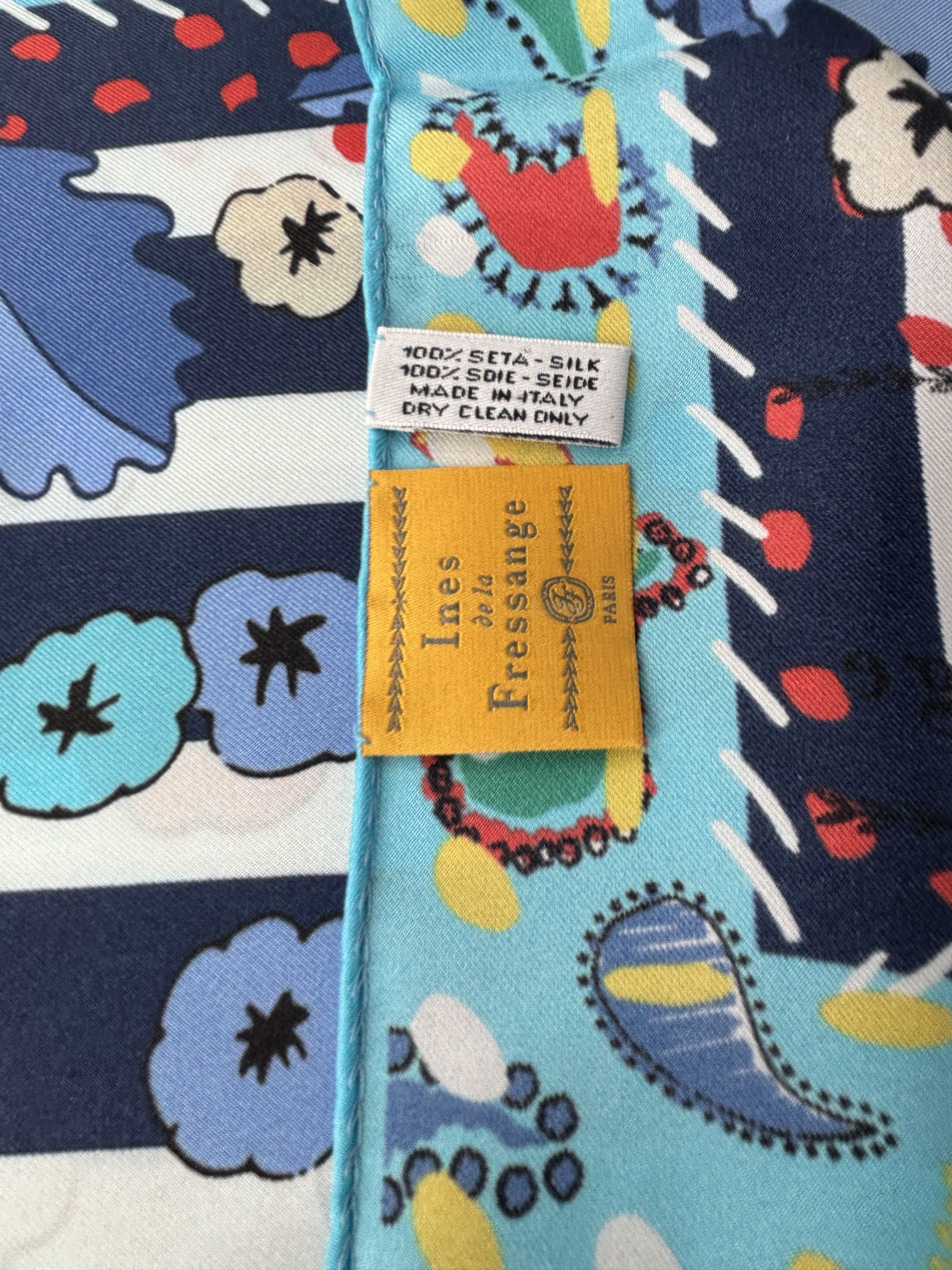 Other Silk scarf Ines De La Fressange Size ONE SIZE - 6 Thumbnail
