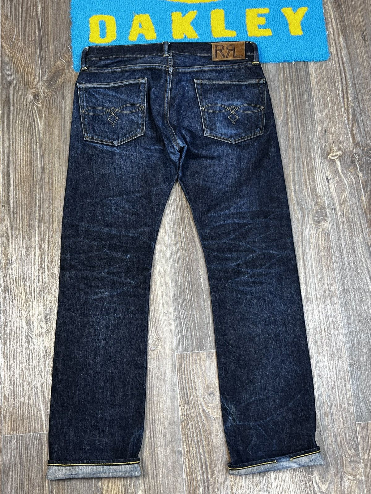 Polo Ralph Lauren × RRL Ralph Lauren × Vintage Double RL Polo Ralph Blue Denim Selvedge Pant size 31x32 Size US 31 - 7 Thumbnail