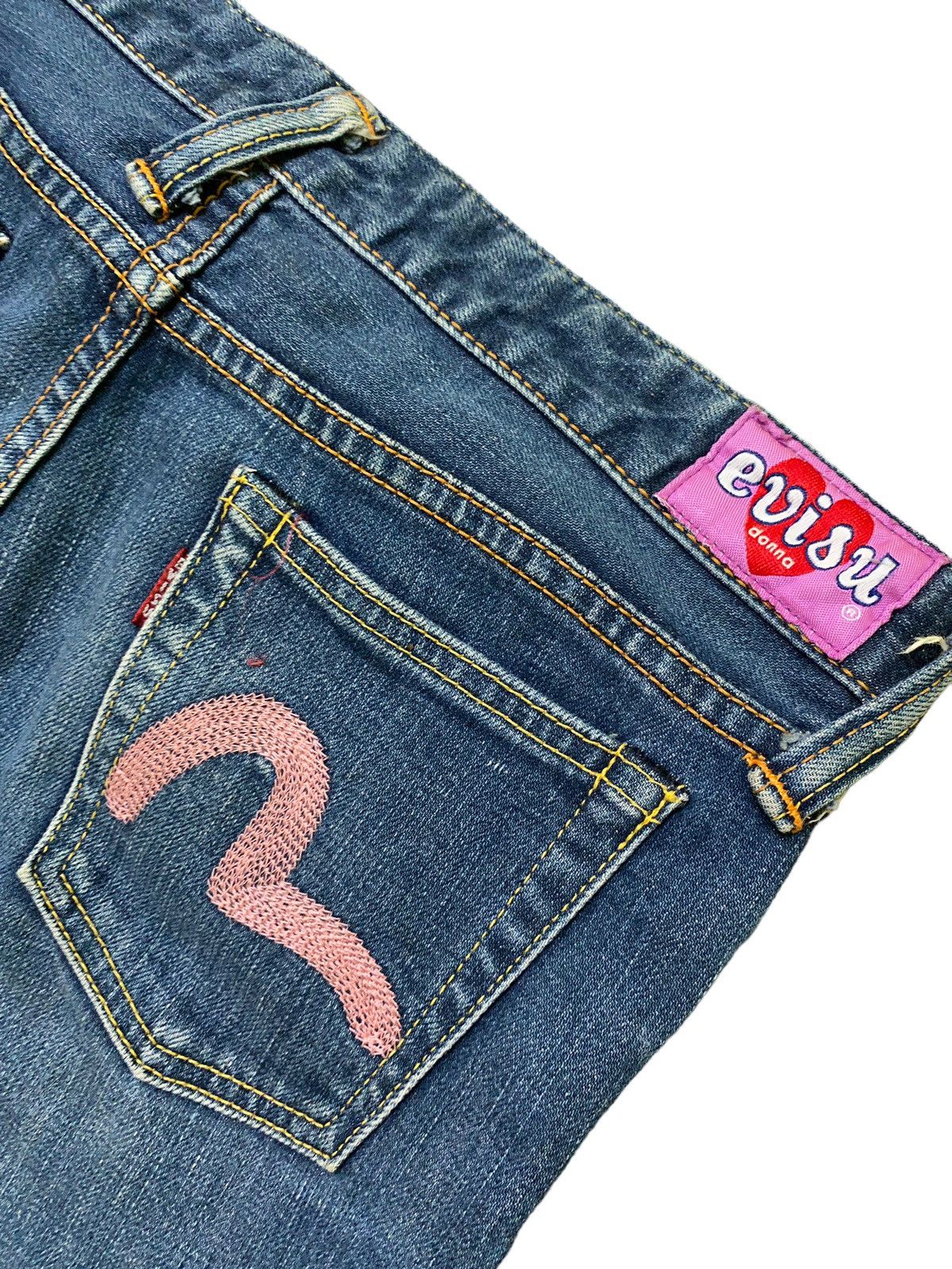 Evisu × Vintage Evisu Donna Selvedge Denim Size 28" / US 6 / IT 42 - 16 Thumbnail