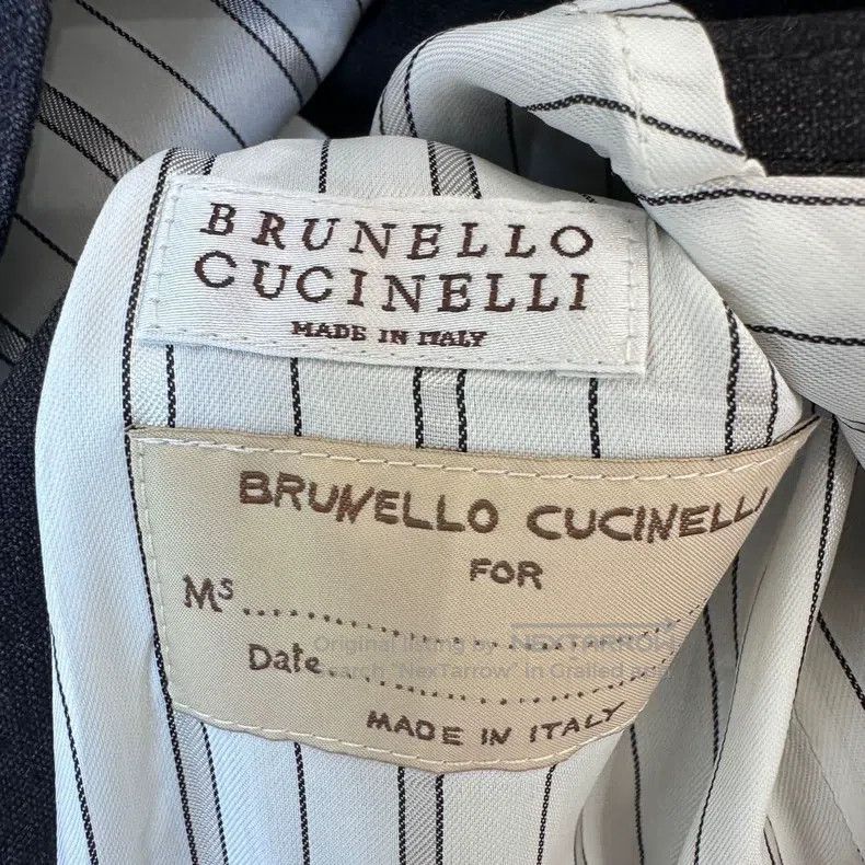 Brunello Cucinelli Brunello Cucinelli Dark Grey Blazer Size XS / US 0-2 / IT 36-38 - 4 Thumbnail