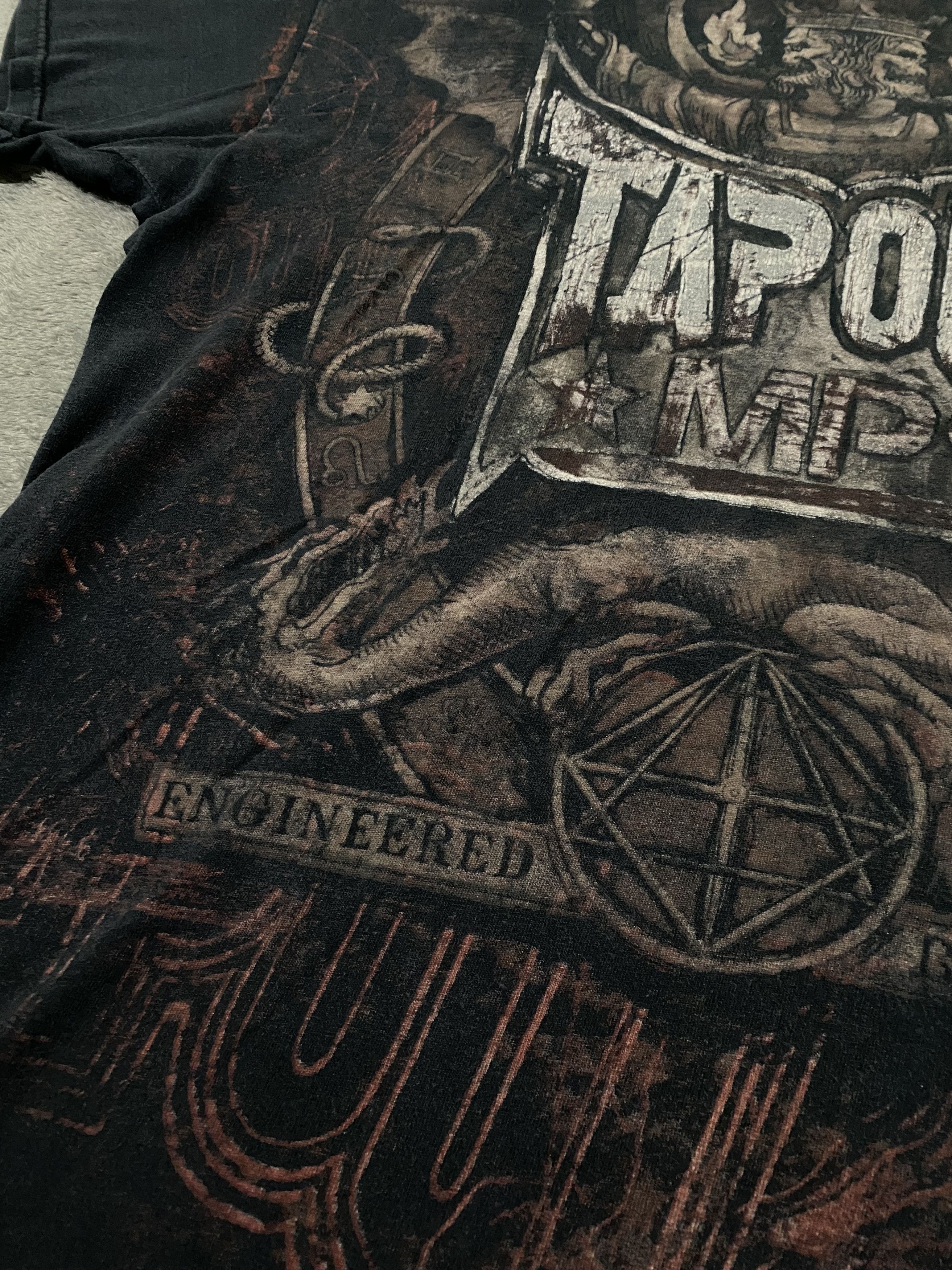 Tapout Rare 2000s Tapout Demons Size US XL / EU 56 / 4 - 3 Thumbnail
