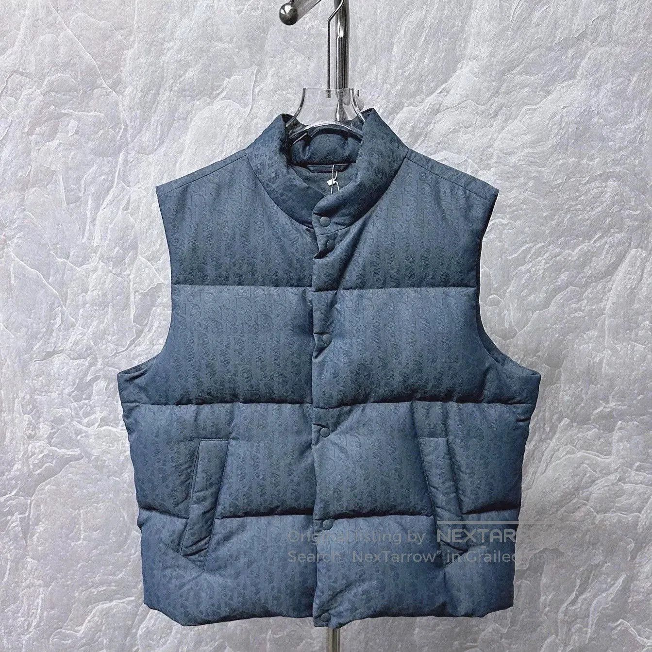 Dior dior ss25 oblique patterned down vest. Size US L / EU 52-54 / 3 - 1 Thumbnail