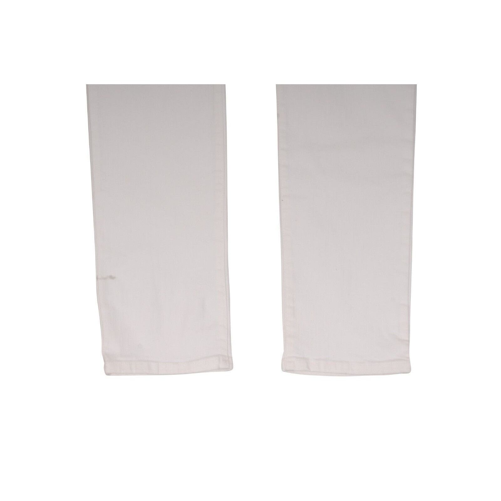 Balmain Slim Jeans White 5 Pocket Denim Size US 33 - 3 Thumbnail
