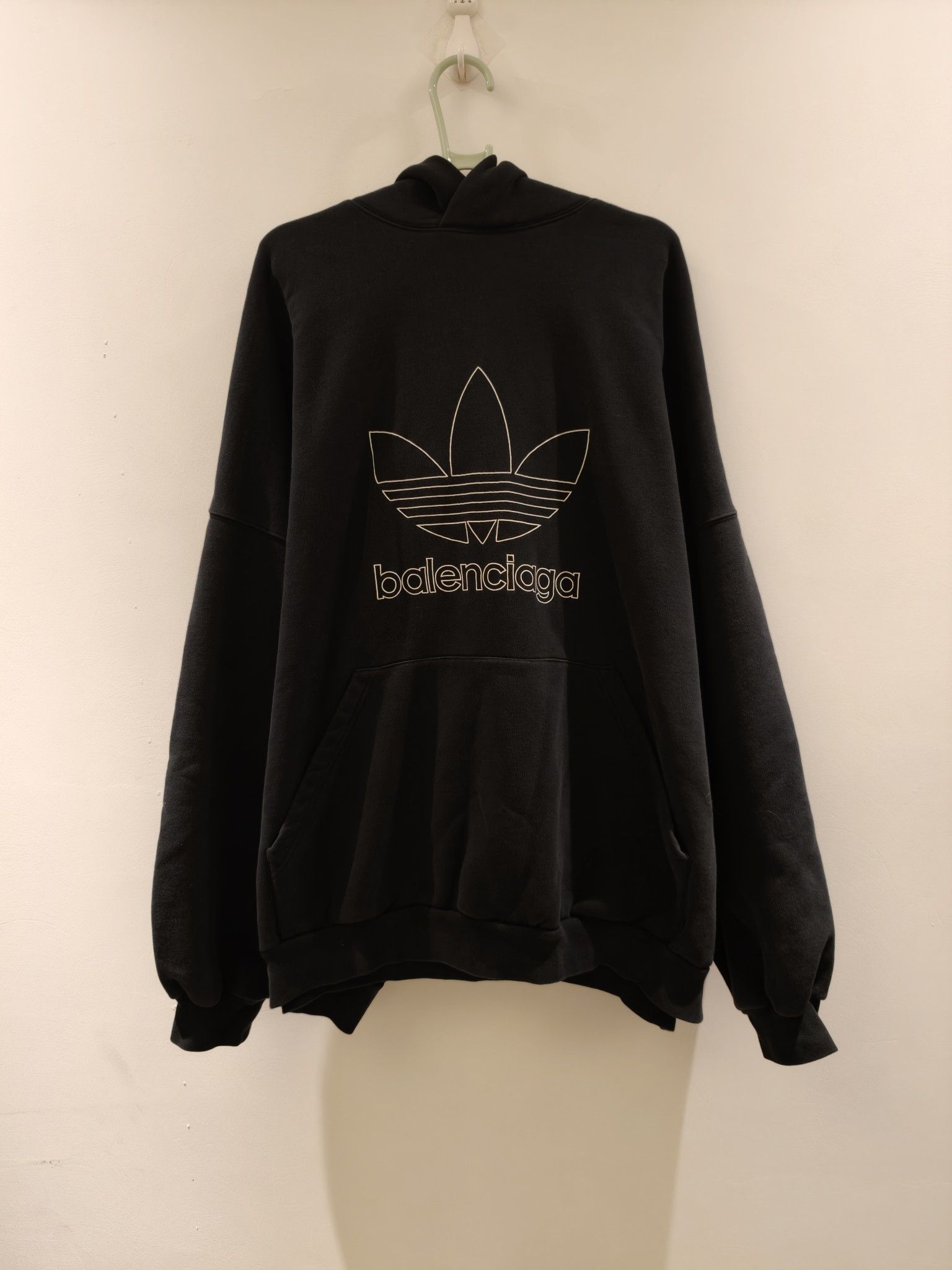 Balenciaga Balenciaga x Adidas Logo Hoodie Size XXL Size US XXL / EU 58 / 5 - 1 Thumbnail