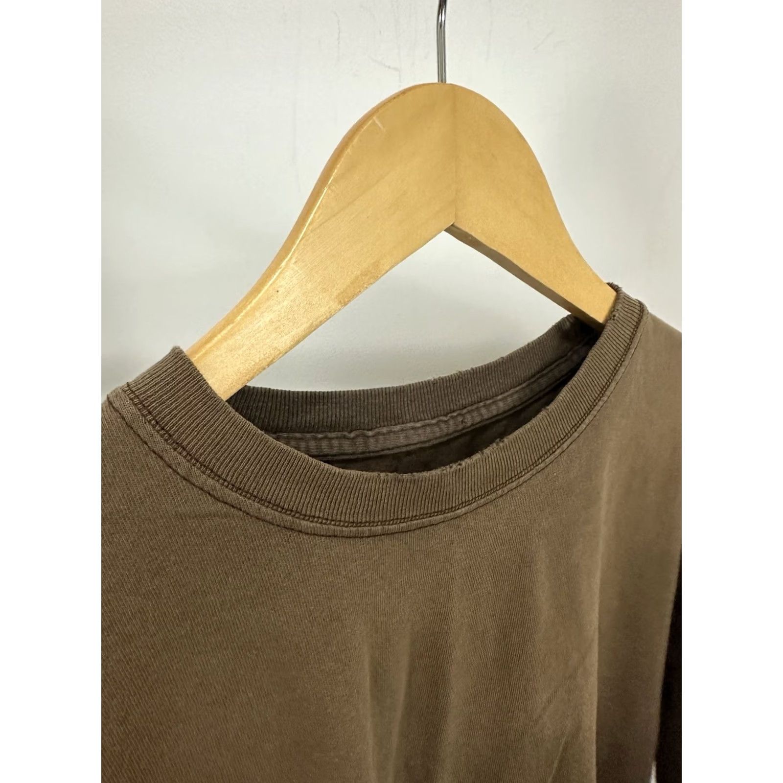 Fruit Of The Loom Fruit of the Loom T-Shirt Men 2XL Brown Distressed WIP Work Gradient VTG Boxy Shirt Size US XXL / EU 58 / 5 - 6 Thumbnail