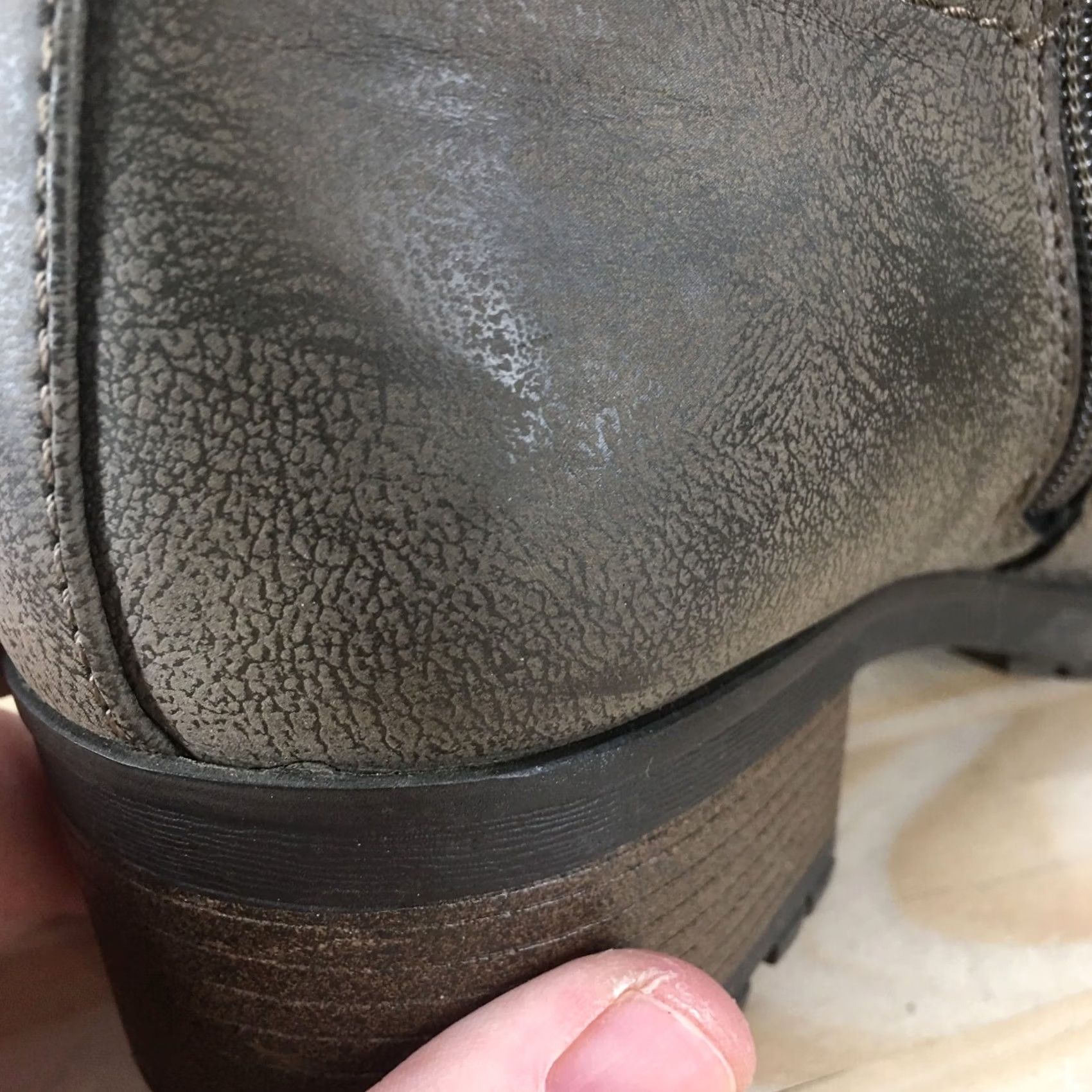 Vintage White Mountain Boots Womens 9M Brown Backup Ankle Bootie Buckle Faux Leather Bootie Size US 9 / IT 39 - 6 Thumbnail