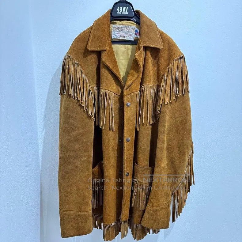Schott Schott Turn over a fur coat Size US XL / EU 56 / 4 - 1 Thumbnail