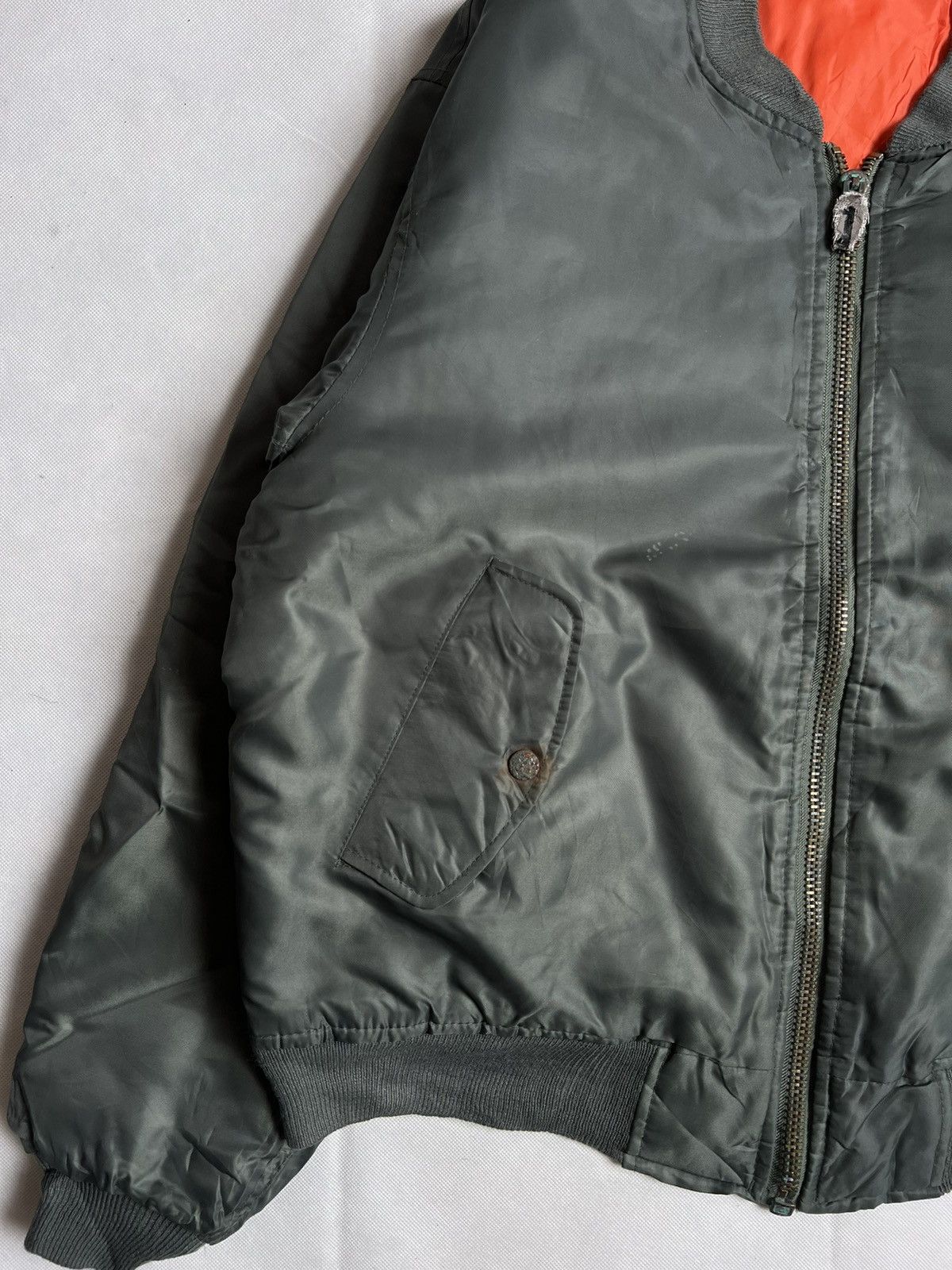 Japanese Brand Vintage Bomber Jacket Ma-1 Flyers Intermediate Size US L / EU 52-54 / 3 - 3 Thumbnail